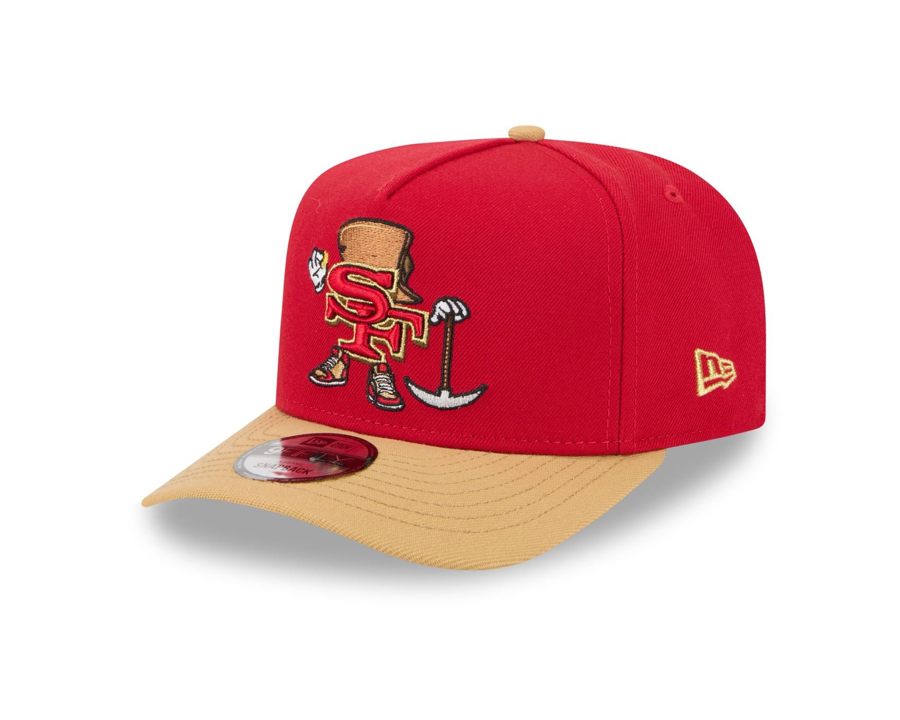 Bone New Era 9FIFTY A-FRAME San Francisco 49ers NFL Vermelho