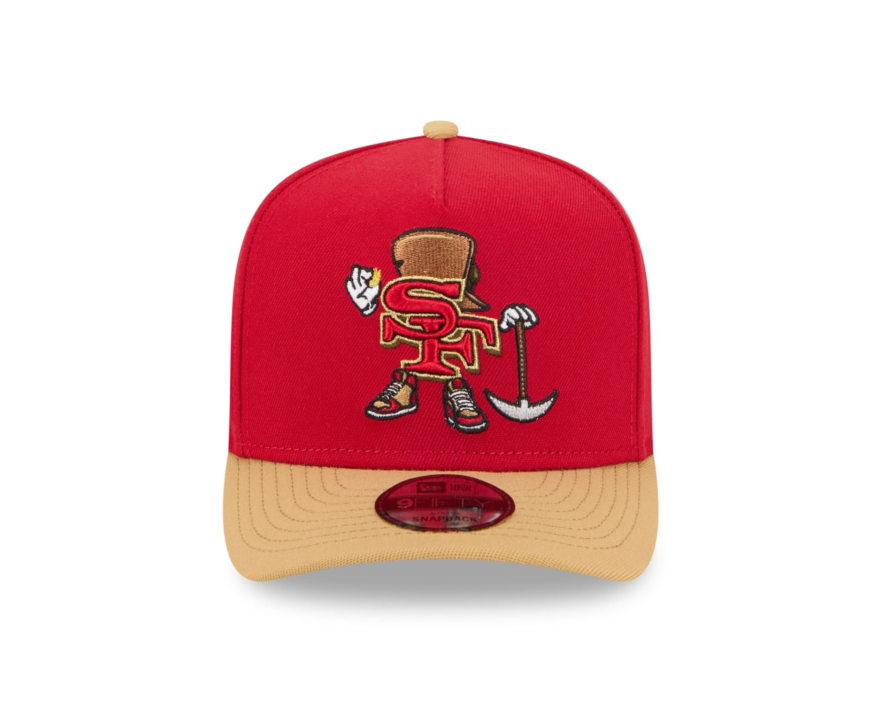 Bone New Era 9FIFTY A-FRAME San Francisco 49ers NFL Vermelho Vermelho 2