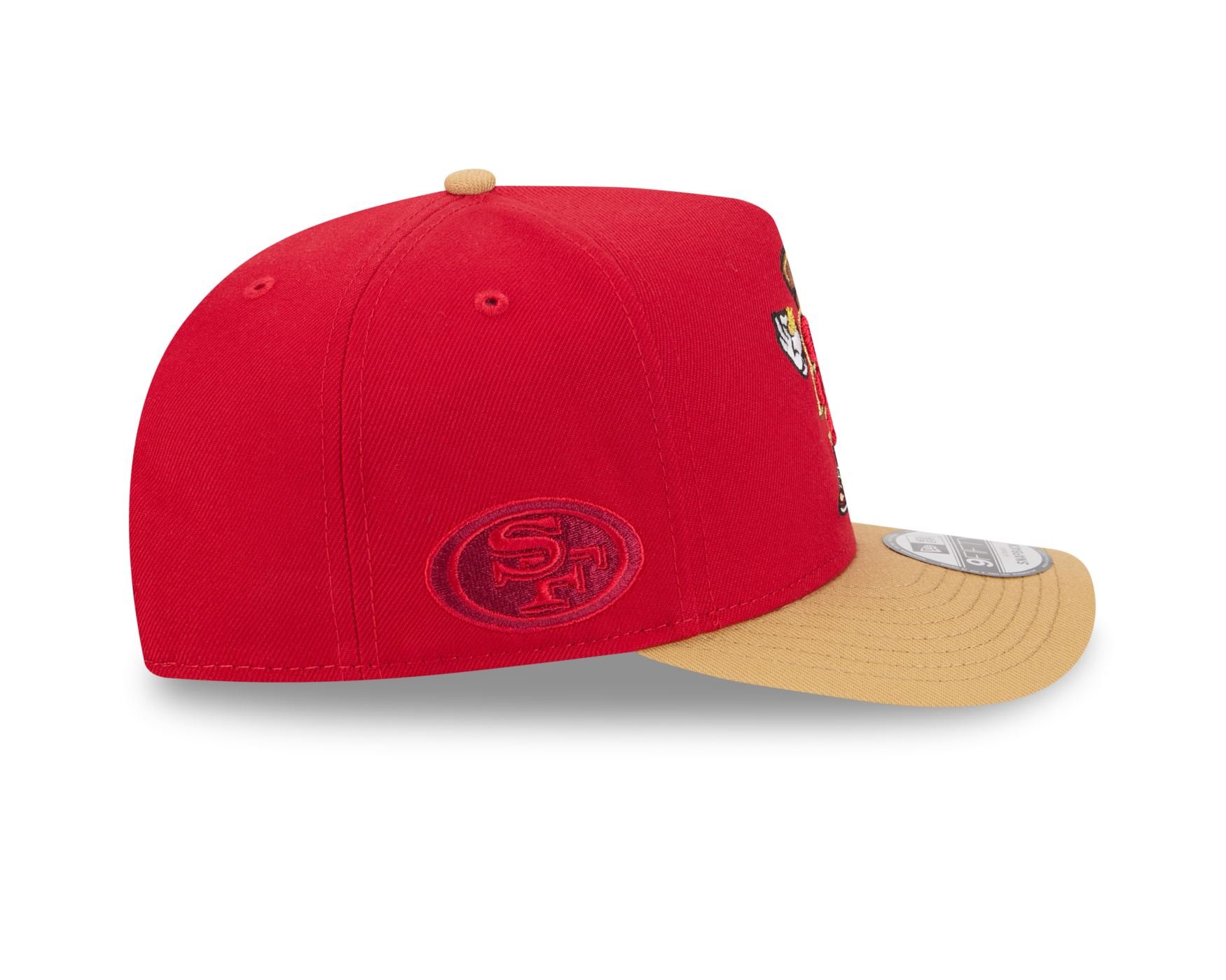 Bone New Era 9FIFTY A-FRAME San Francisco 49ers NFL Vermelho Vermelho 4