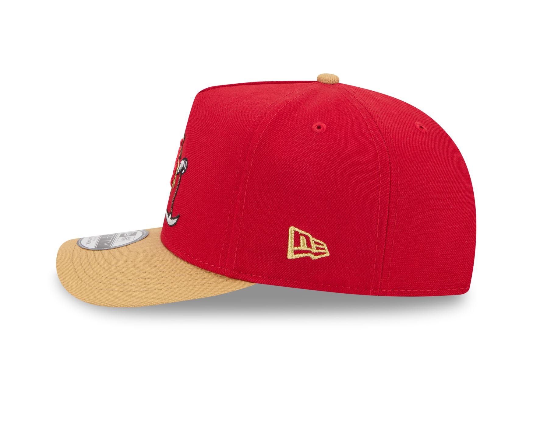 Bone New Era 9FIFTY A-FRAME San Francisco 49ers NFL Vermelho Vermelho 7