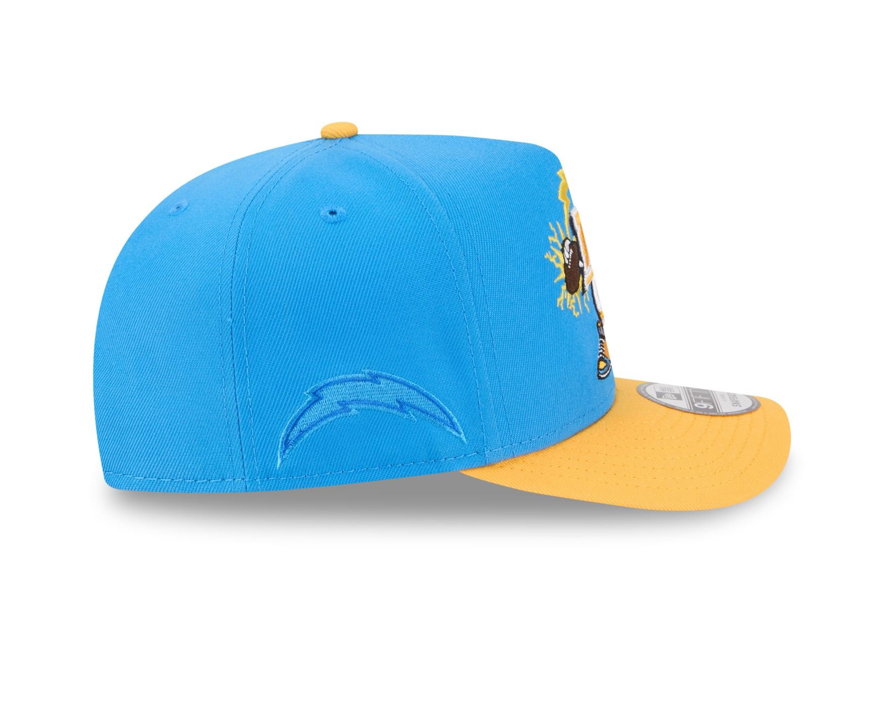 Bone New Era 9FIFTY A-FRAME Los Angeles Chargers NFL Azul Azul/Amarelo 4
