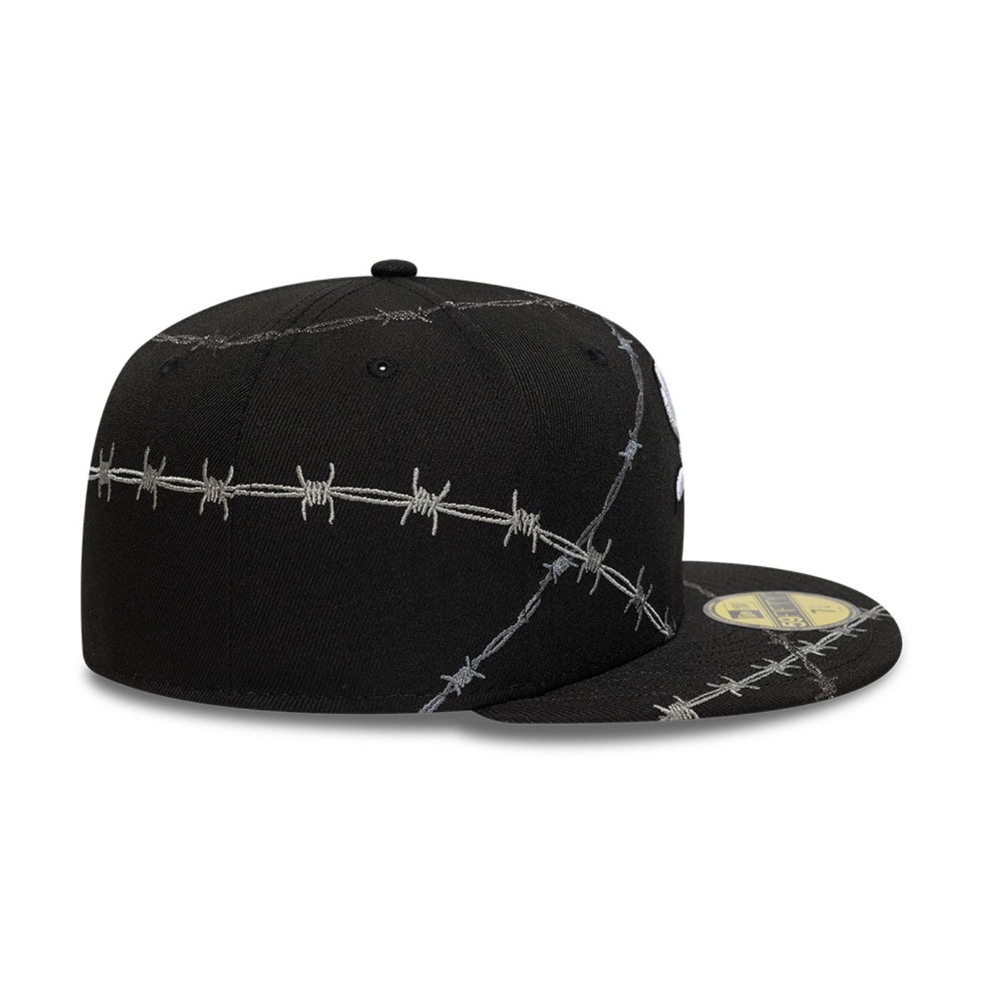 Bone New Era 59FIFTY Chicago White Sox MLB Preto Preto 4