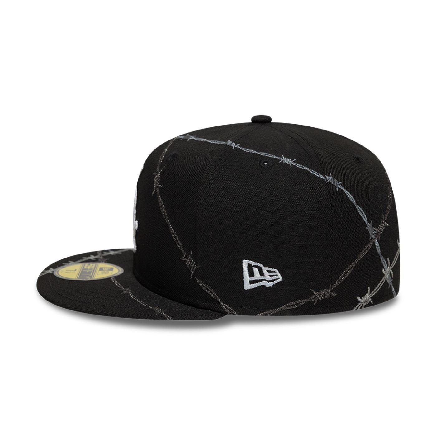 Bone New Era 59FIFTY Chicago White Sox MLB Preto Preto 7