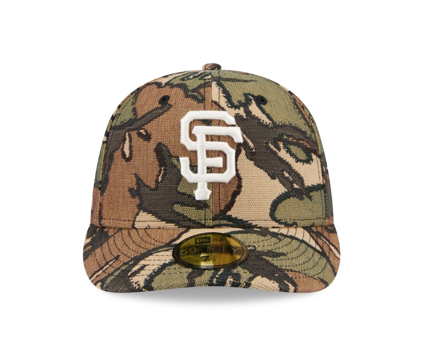 Bone New Era 59FIFTY San Francisco Giants MLB Militar Marrom/Verde 2
