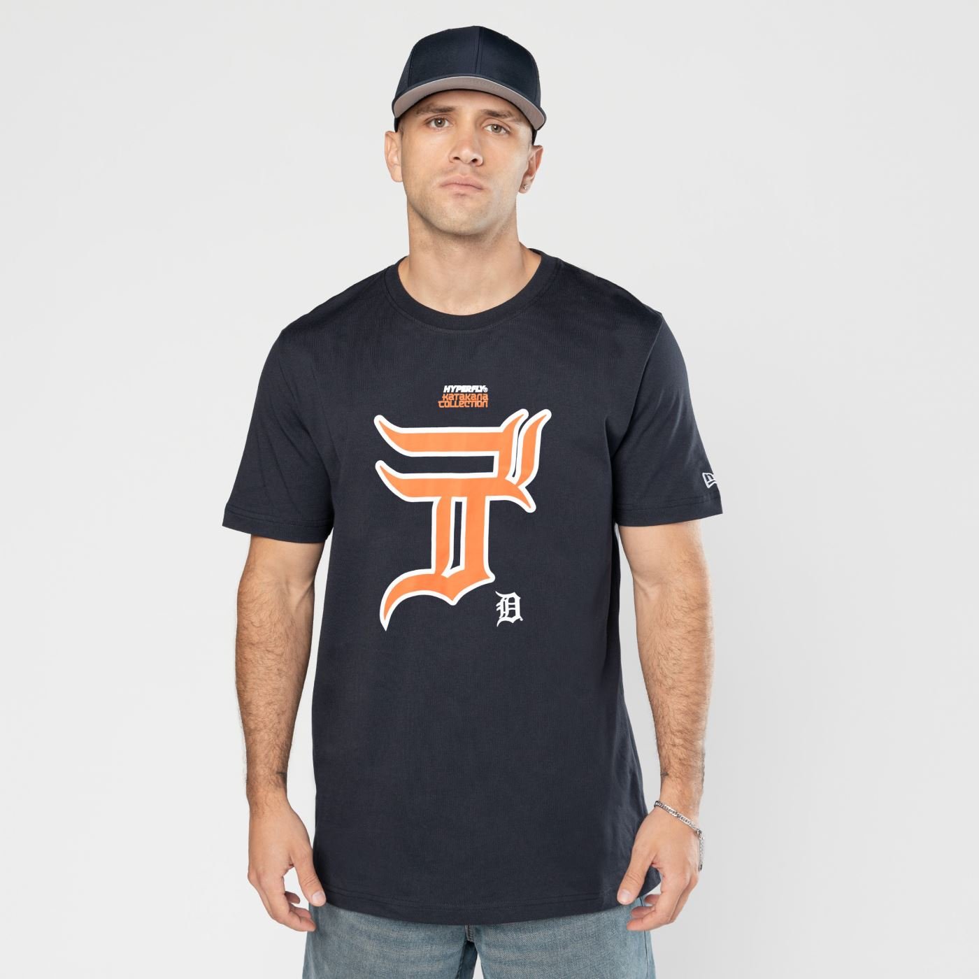 Camiseta New Era Regular Detroit Tigers MLB Hyperfly Marinho