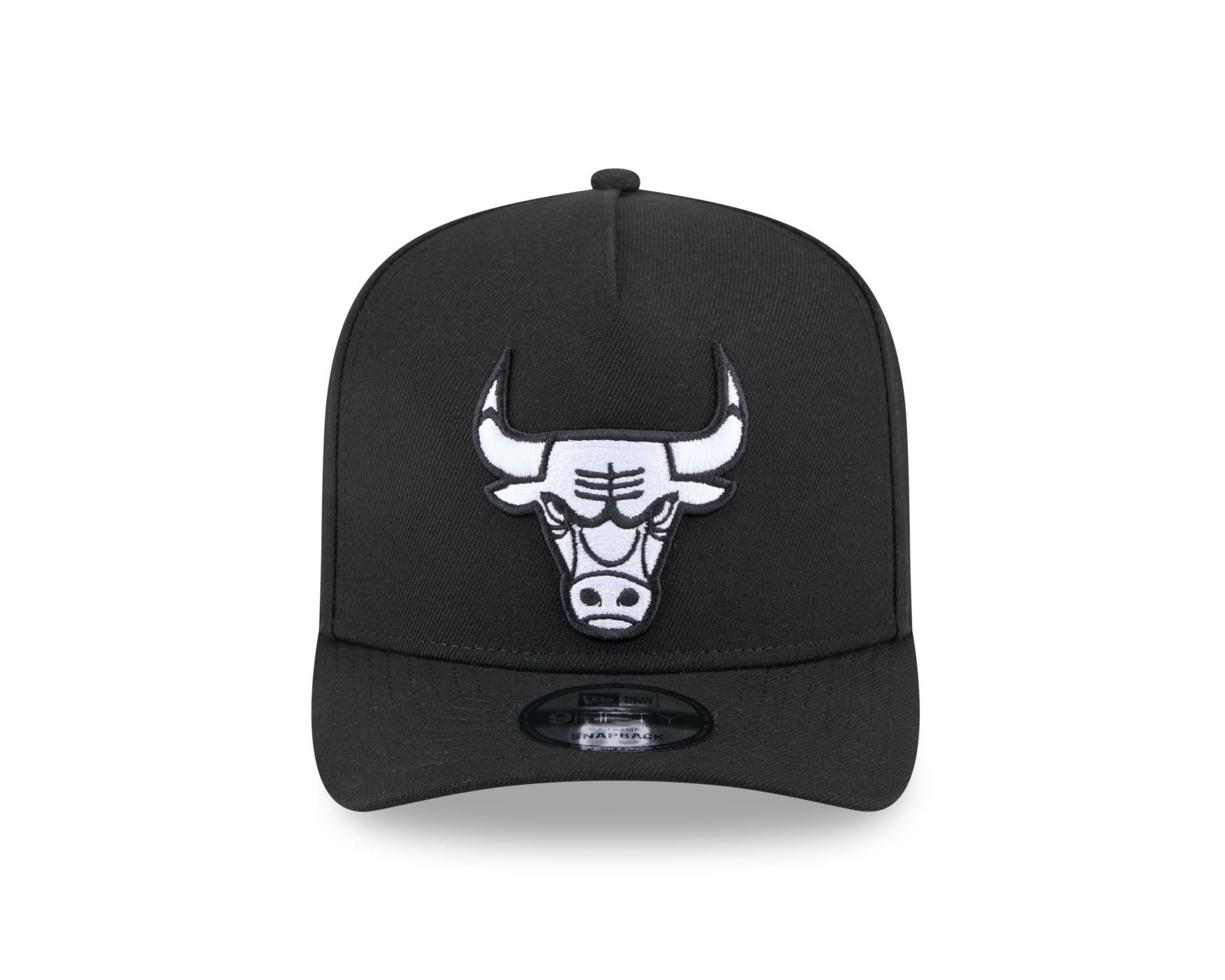 Bone New Era 9FIFTY A-FRAME SNAPBACK Chicago Bulls NBA Preto Preto 2