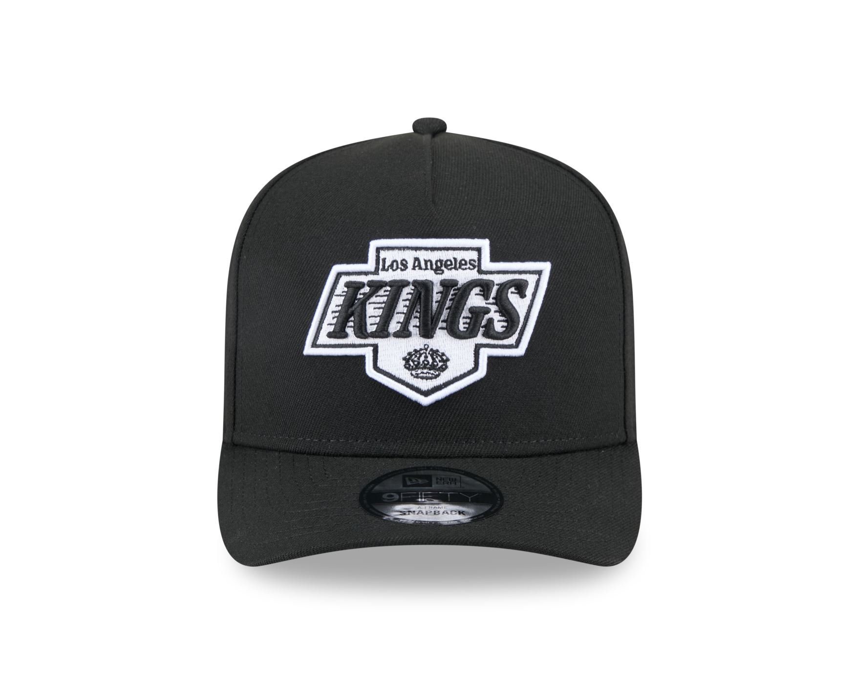 Bone New Era 9FIFTY A-FRAME SNAPBACK Los Angeles Kings NHL Preto Preto 2