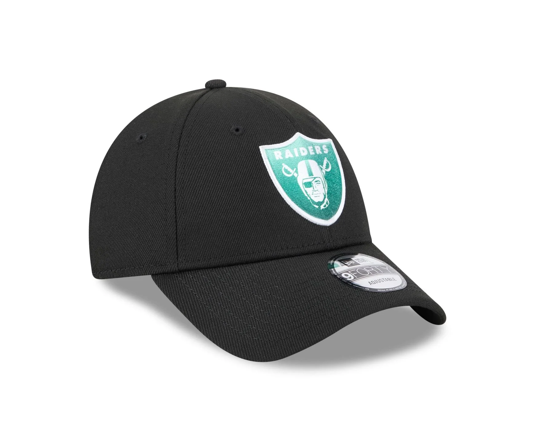 Bone New Era 9FORTY Las Vegas Raiders NFL Preto Preto 3