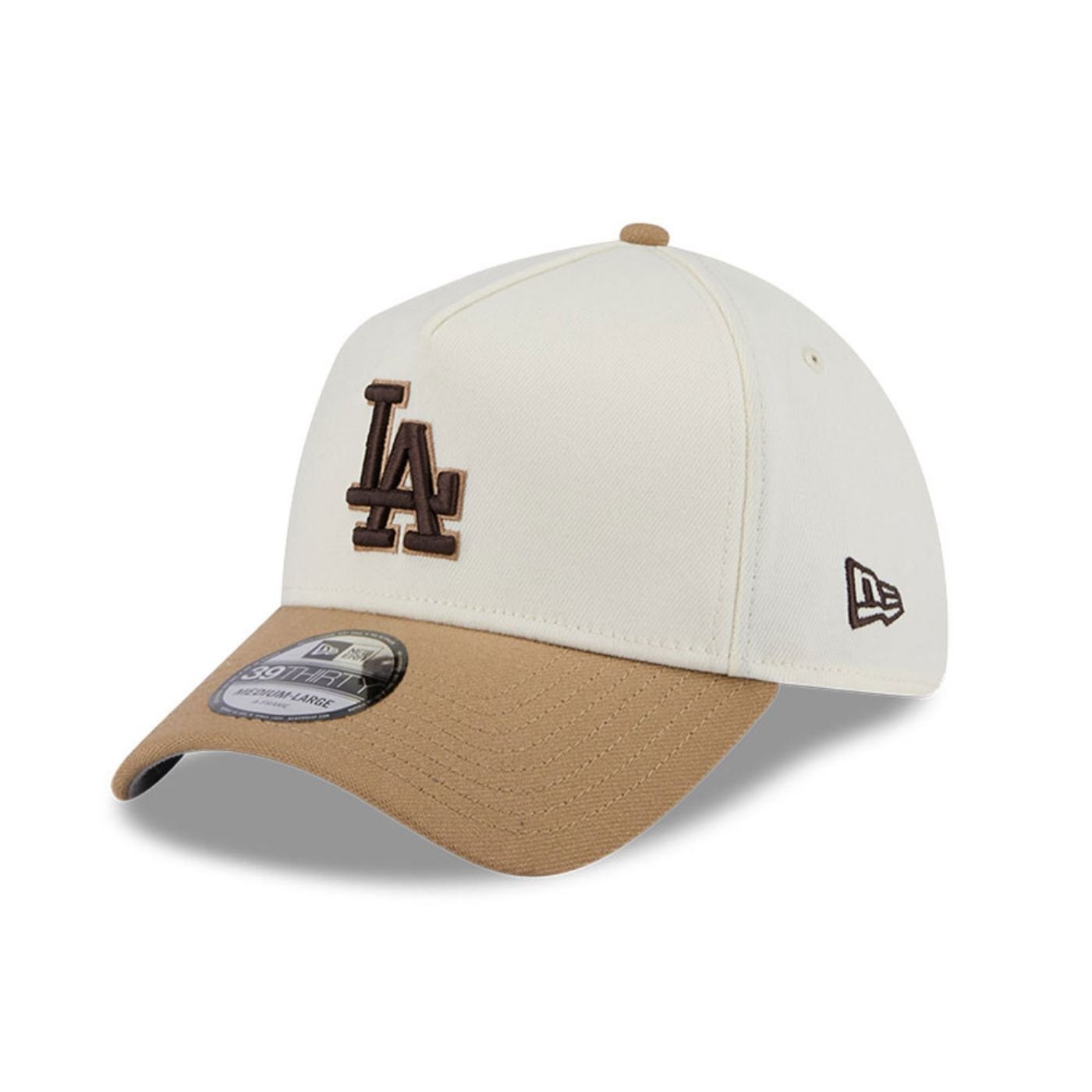Bone New Era 39THIRTY A-FRAME Los Angeles Dodgers MLB Branco