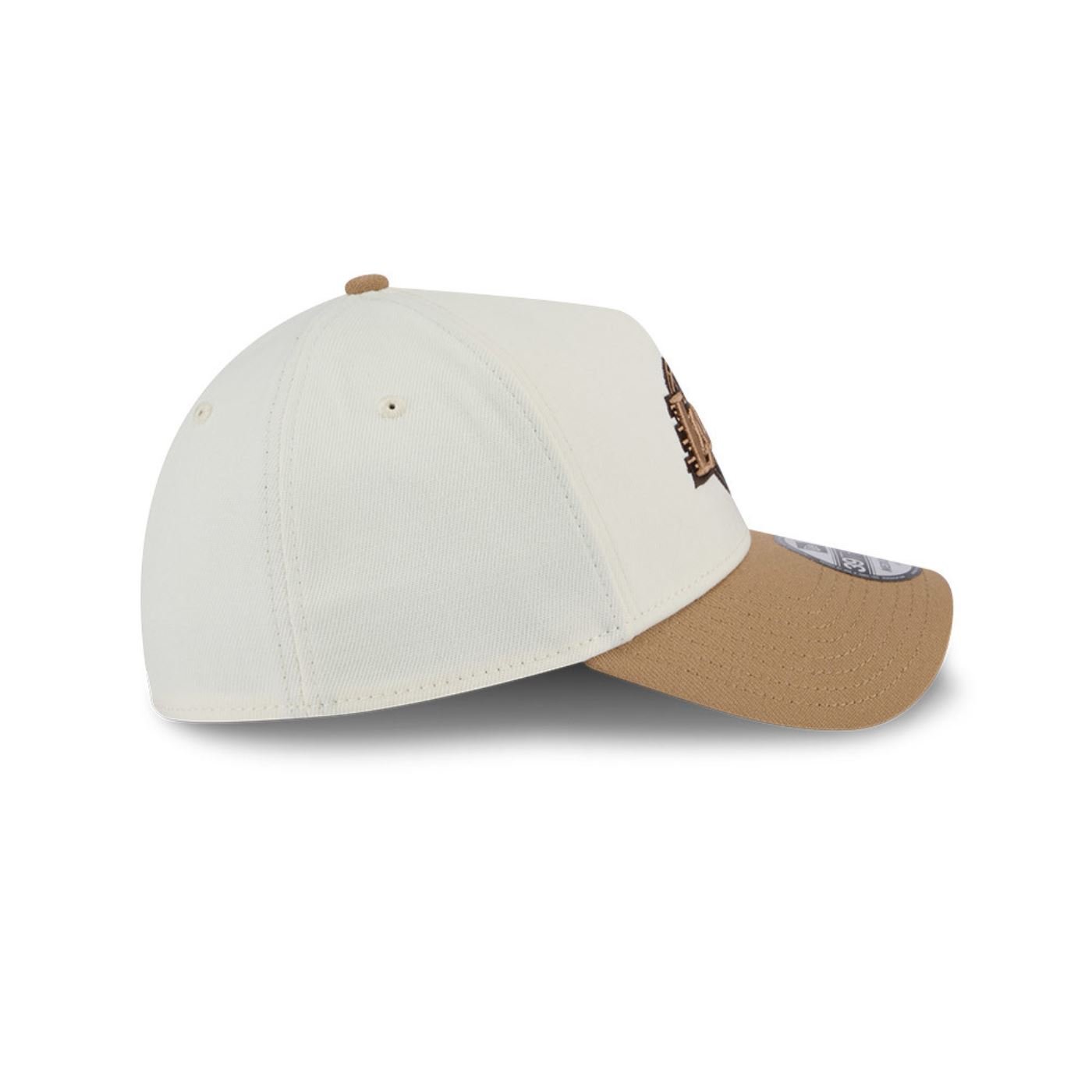 Bone New Era 39THIRTY A-FRAME Los Angeles Lakers NBA Branco Bege 4