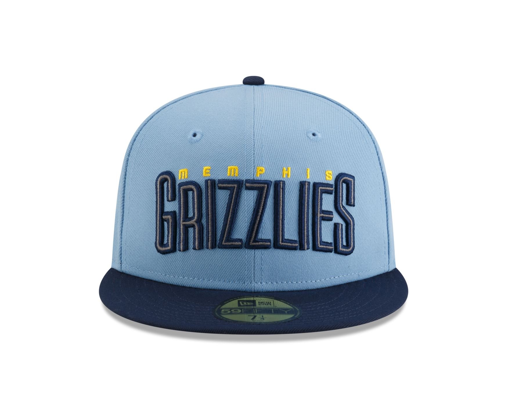 Bone New Era 59FIFTY Memphis Grizzlies NBA Azul Azul 2