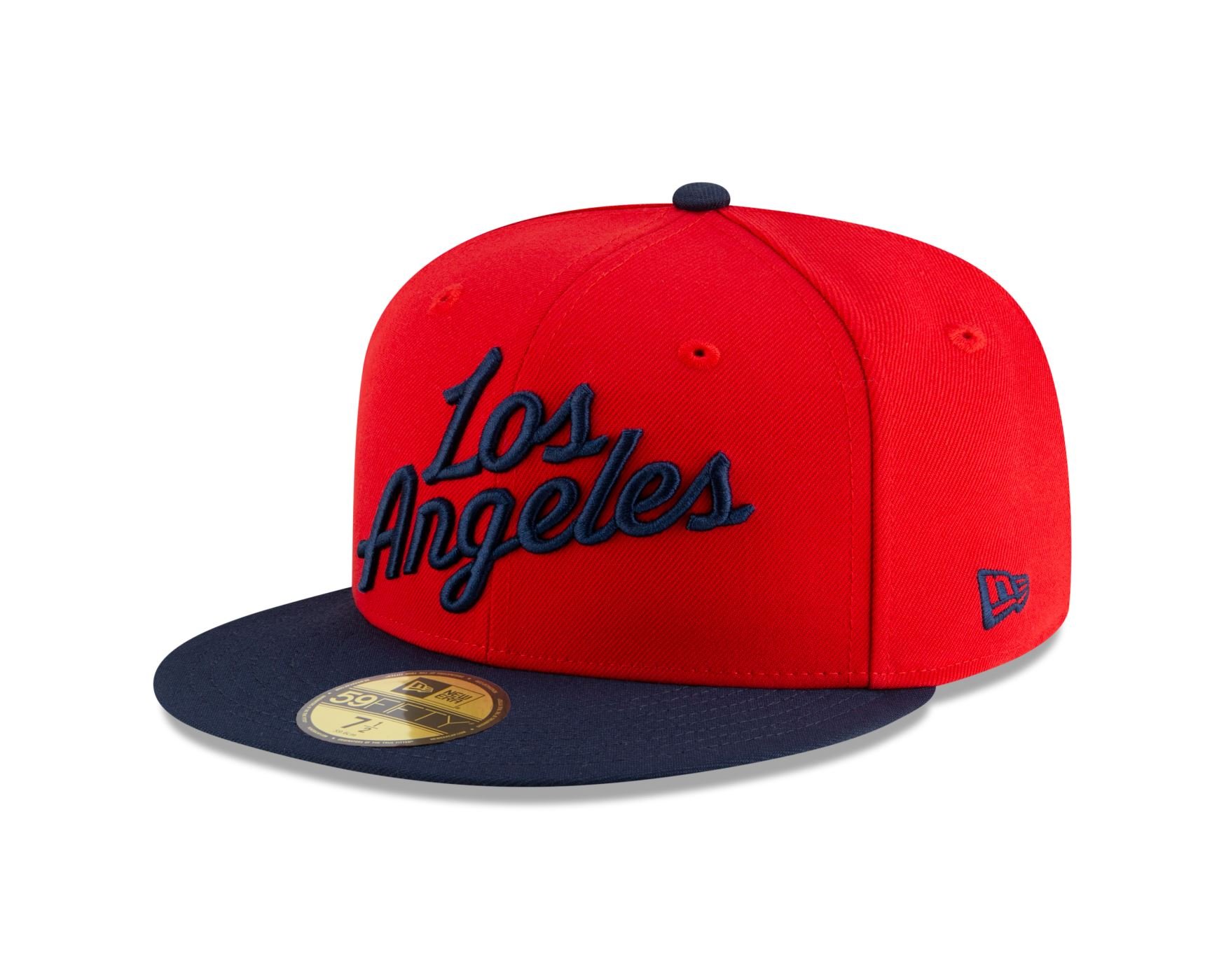 Bone New Era  59FIFTY Los Angeles Clippers NBA Vermelho
