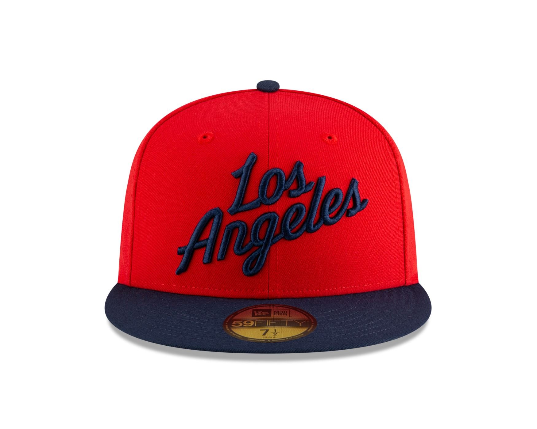 Bone New Era  59FIFTY Los Angeles Clippers NBA Vermelho Vermelho 2