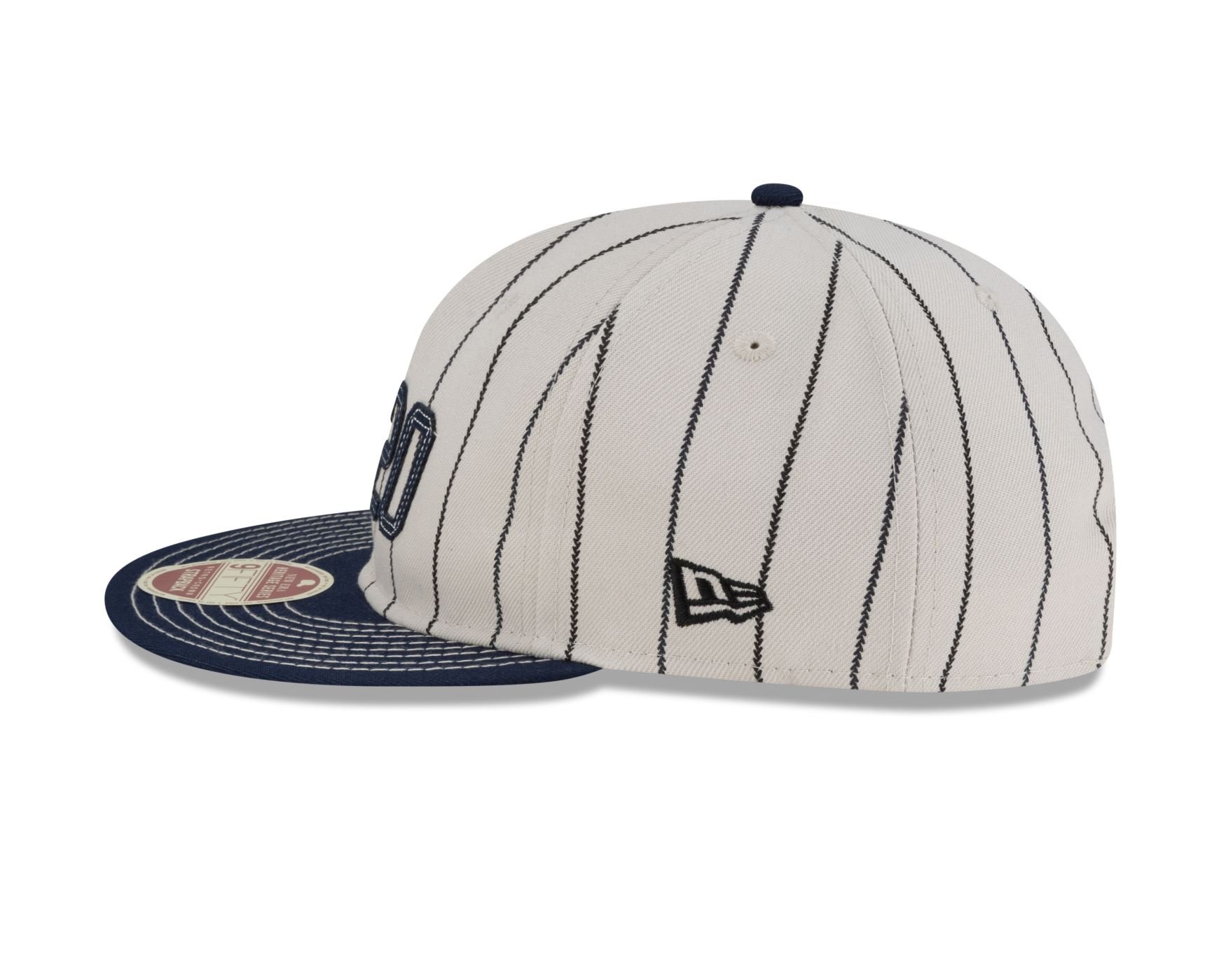 Bone New Era 9FIFTY RETRO CROWN SN New Era Booking Program Off White Cinza/Azul 6