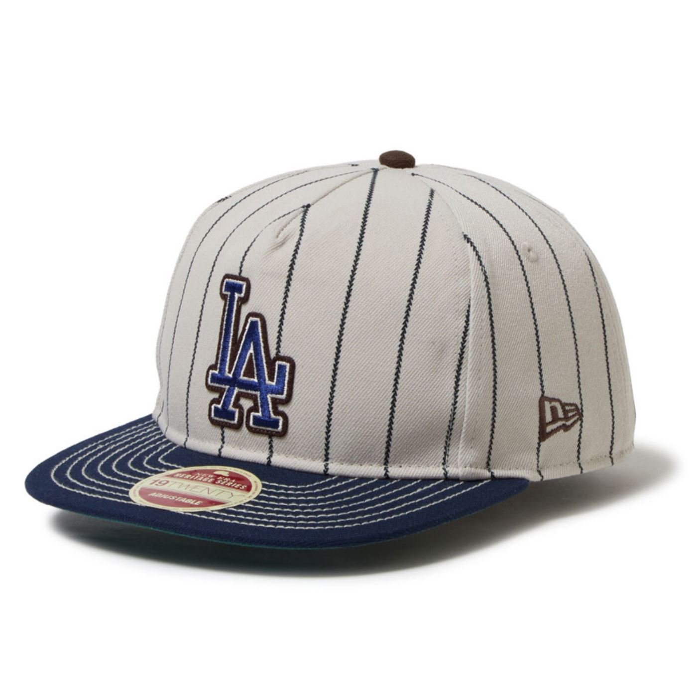 Bone New Era 19TWENTY STRAPBACK Los Angeles Dodgers MLB Off White