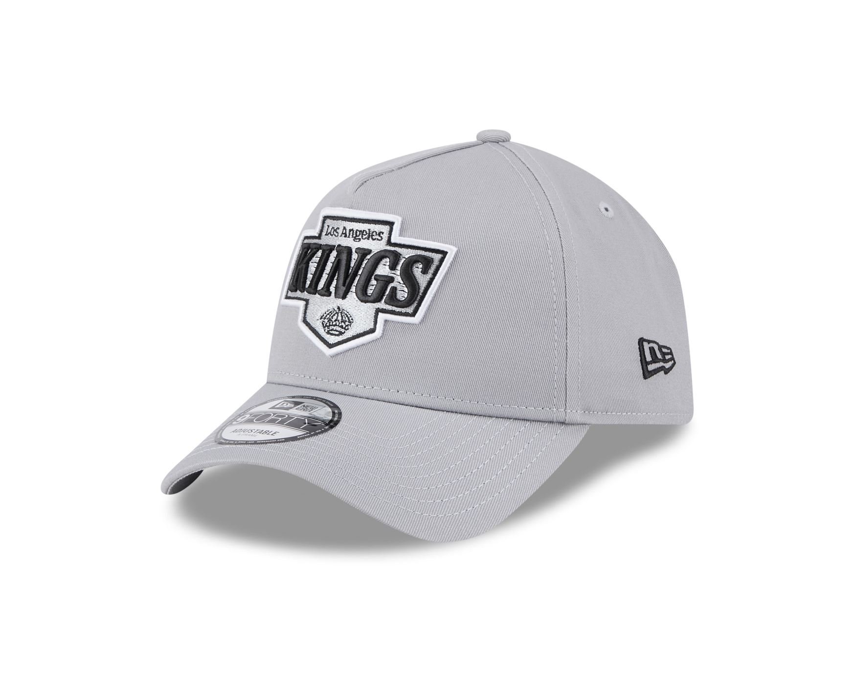 Bone New Era 9FORTY A-FRAME SNAPBACK Los Angeles Kings NHL Cinza