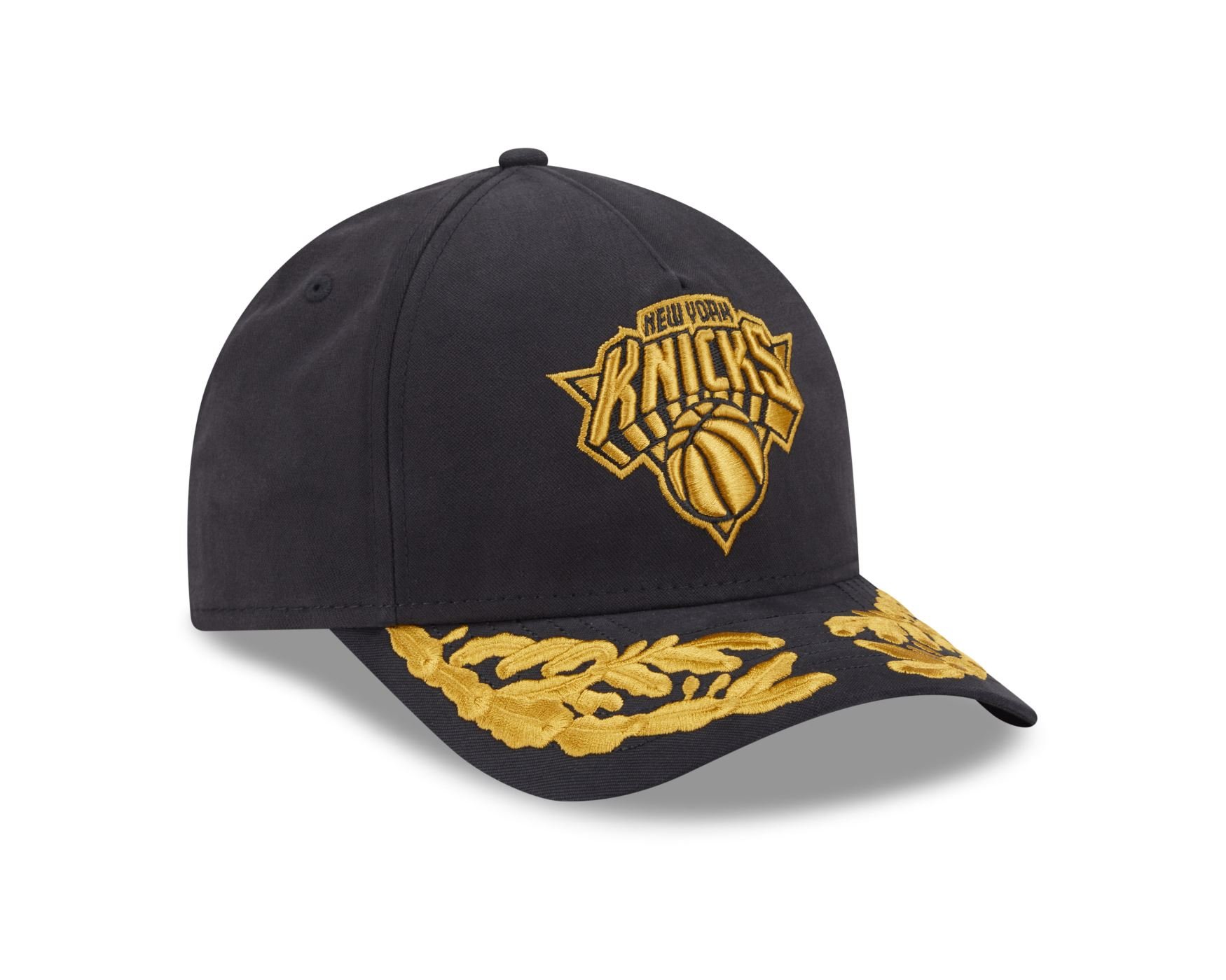 Bone New Era 9FORTY M-CROWN New York Knicks NBA x Alpha Industries Preto Preto 2