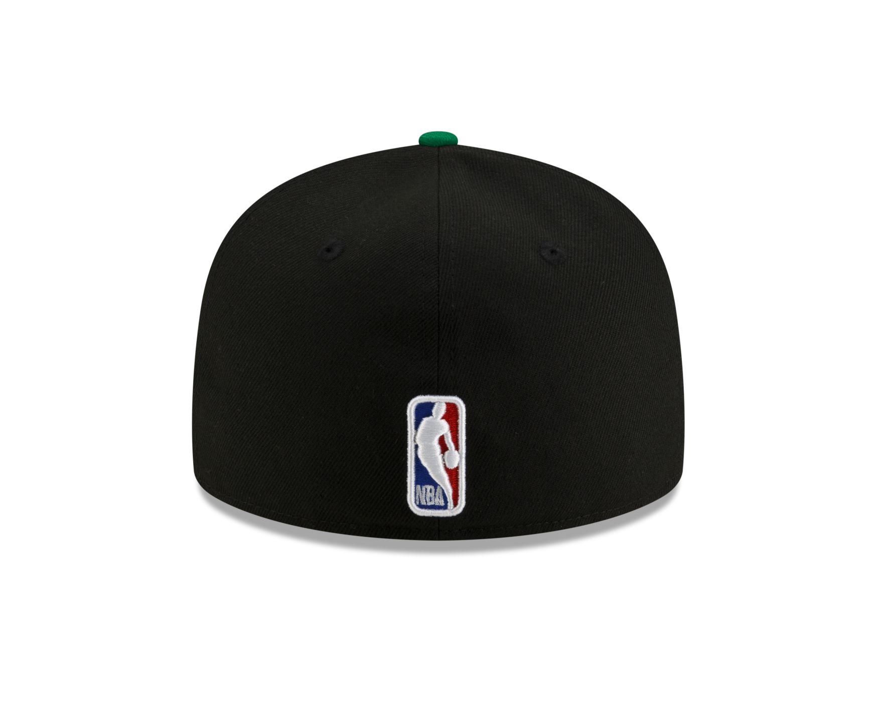 Bone New Era 59FIFTY Boston Celtics NBA Preto Preto/Verde 5