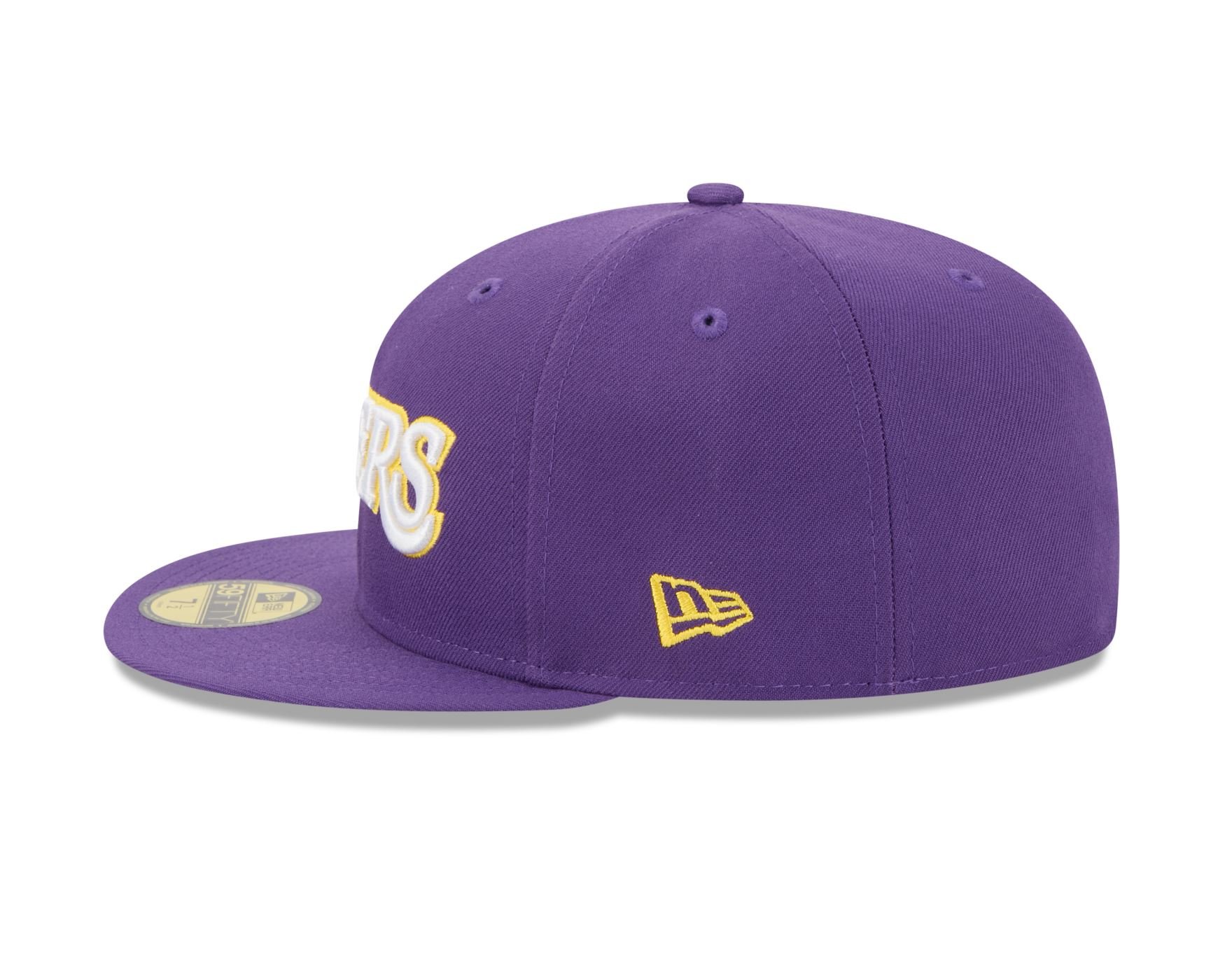 Bone New Era 59FIFTY Los Angeles Lakers NBA Roxo Roxo 6