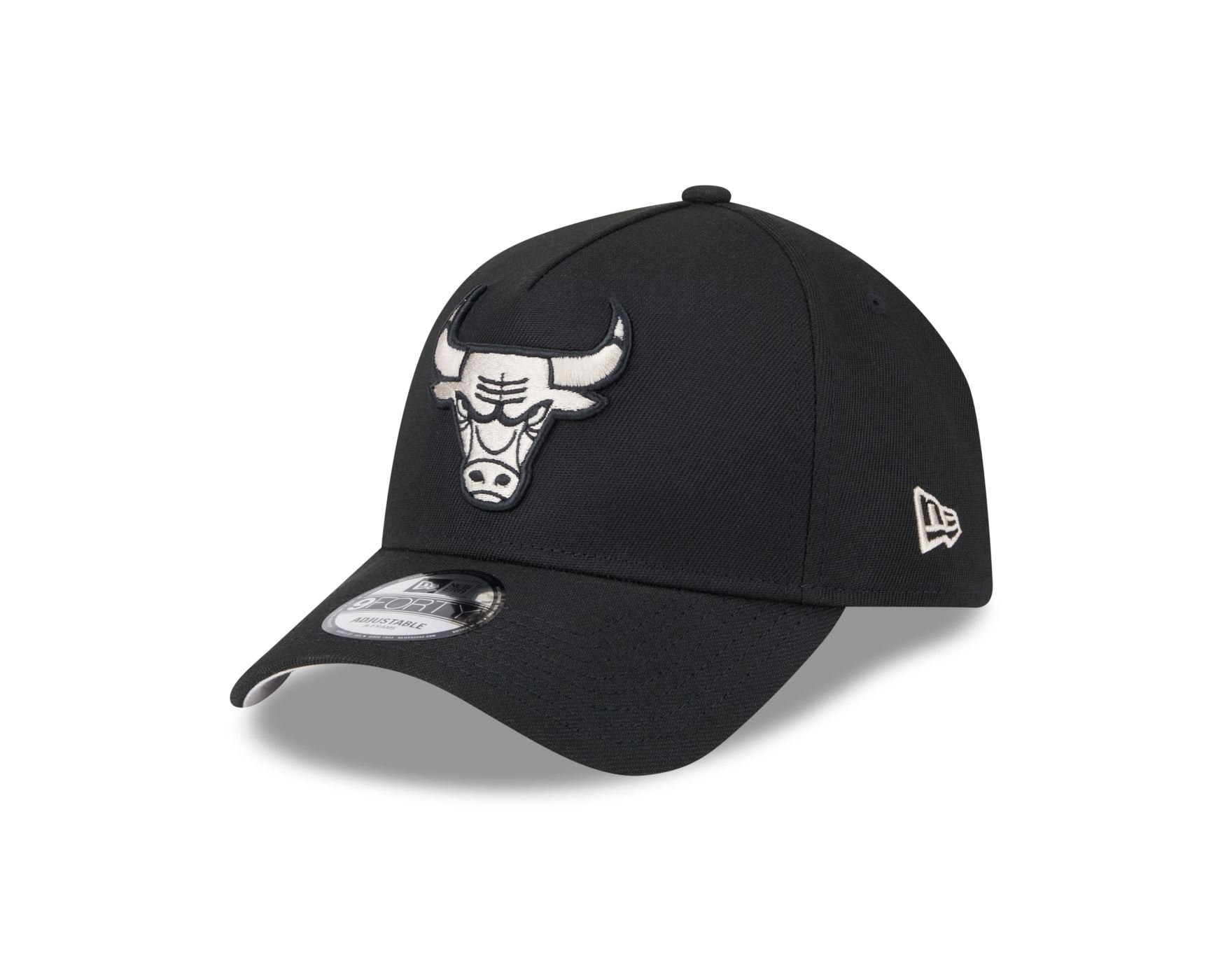 Bone New Era 9FORTY A-FRAME SNAPBACK Chicago Bulls NBA Preto