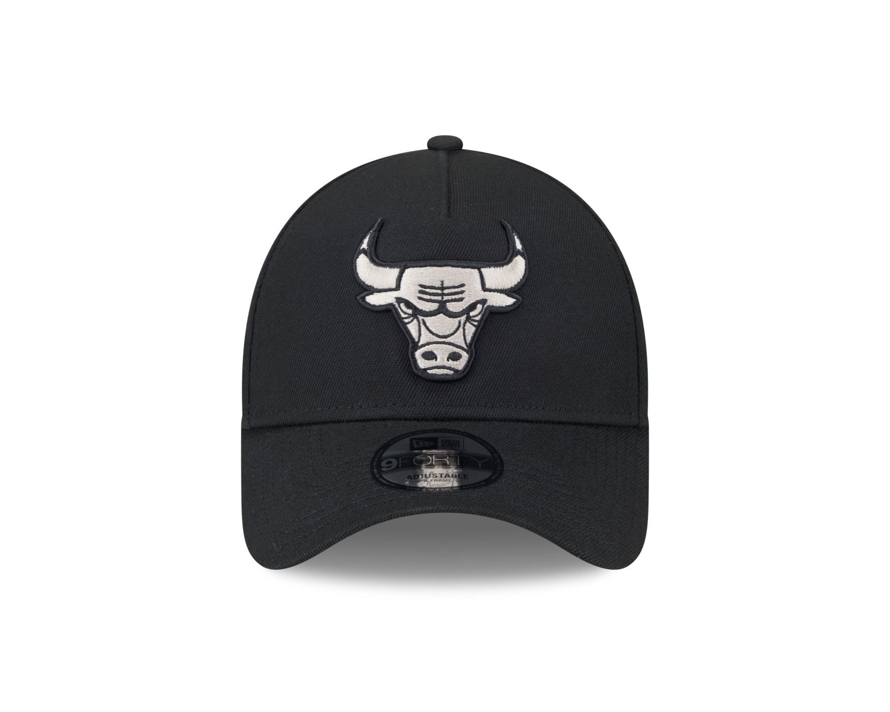 Bone New Era 9FORTY A-FRAME SNAPBACK Chicago Bulls NBA Preto Preto 2