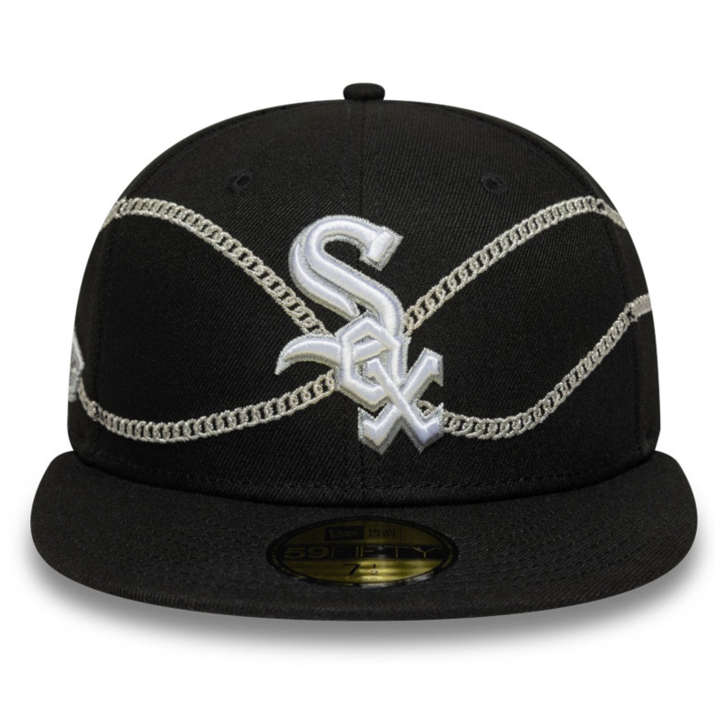 Bone New Era 59FIFTY Chicago White Sox MLB Preto Preto 2