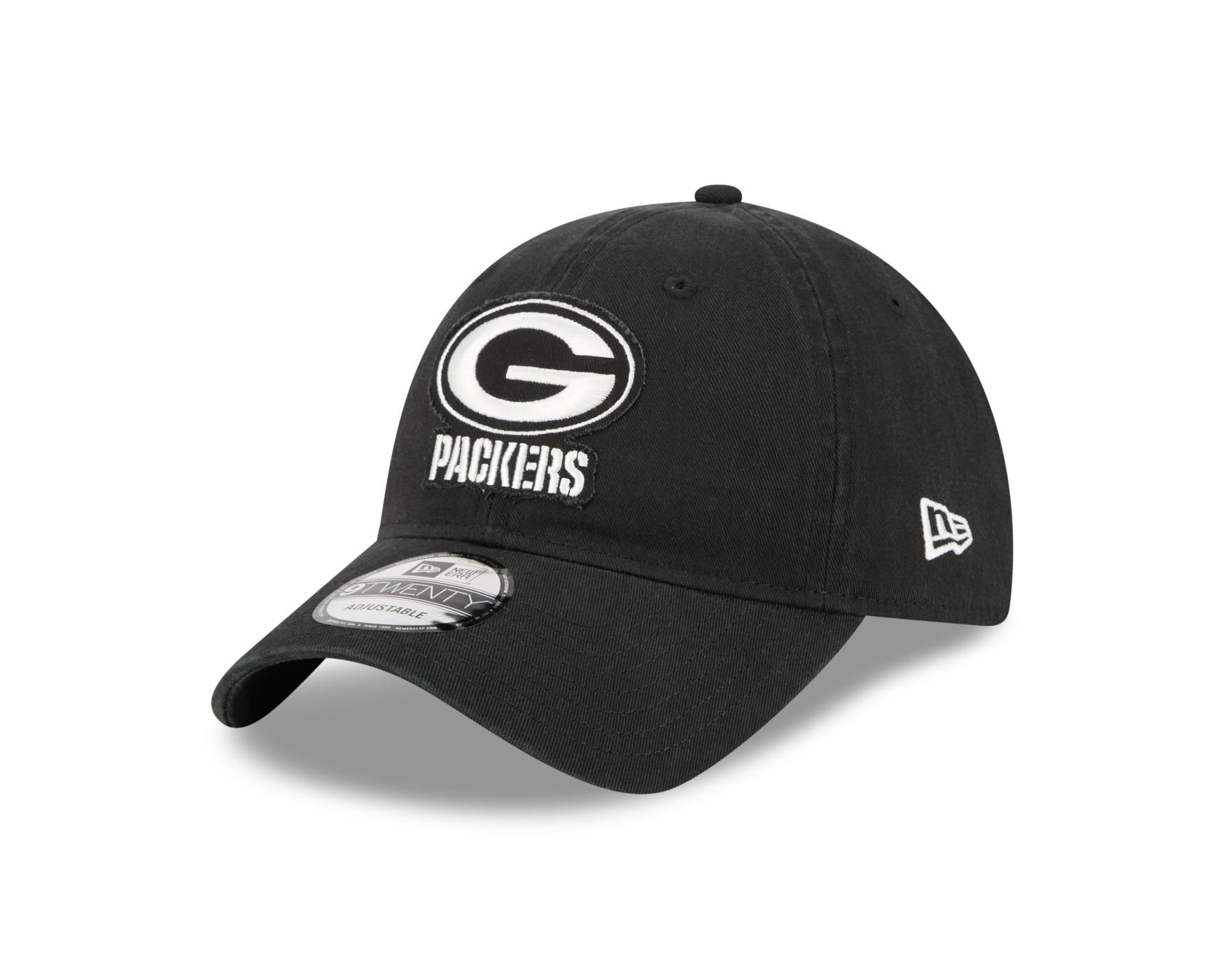 Bone New Era 9TWENTY STRAPBACK Green Bay Packers NFL Preto