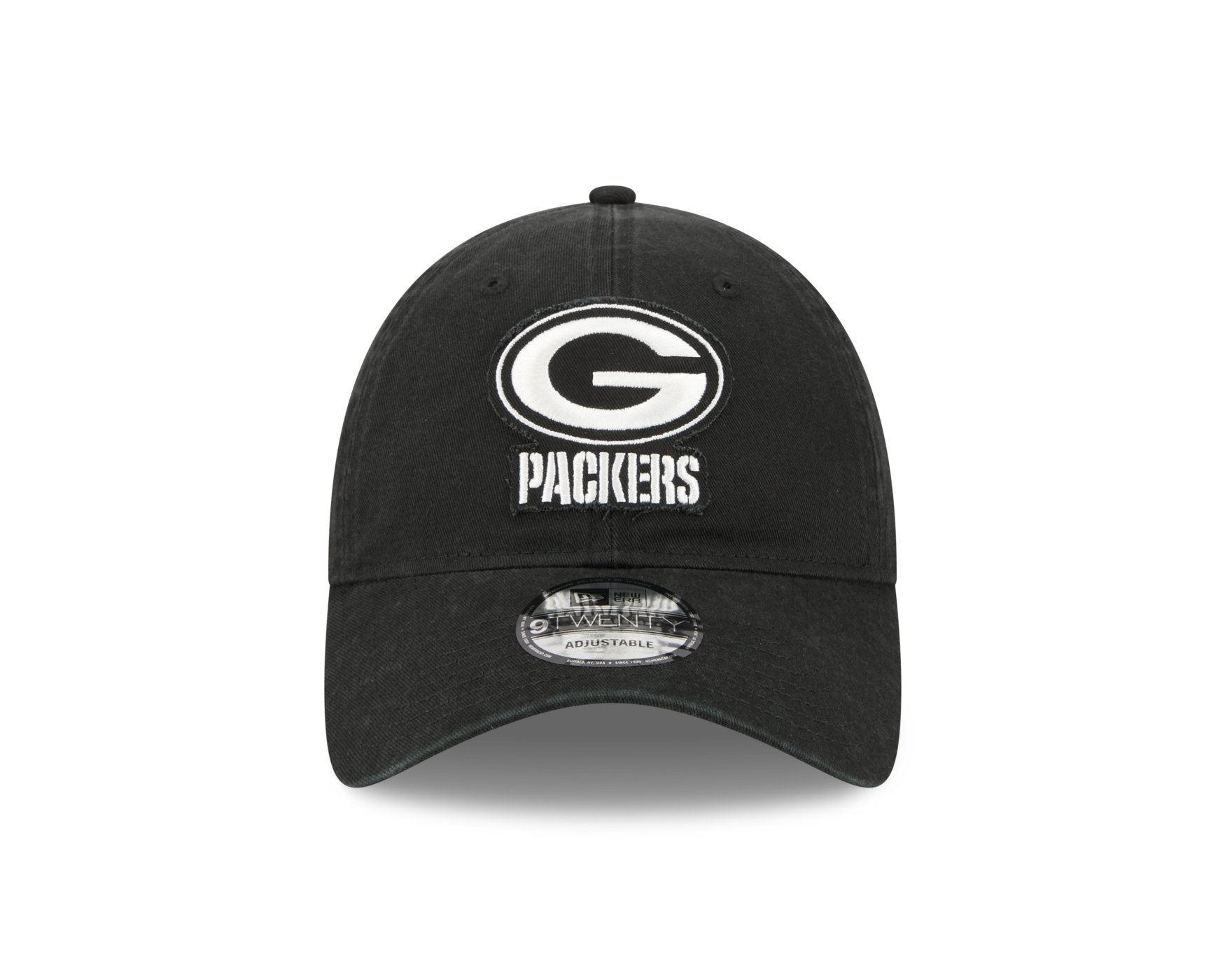 Bone New Era 9TWENTY STRAPBACK Green Bay Packers NFL Preto Preto 2