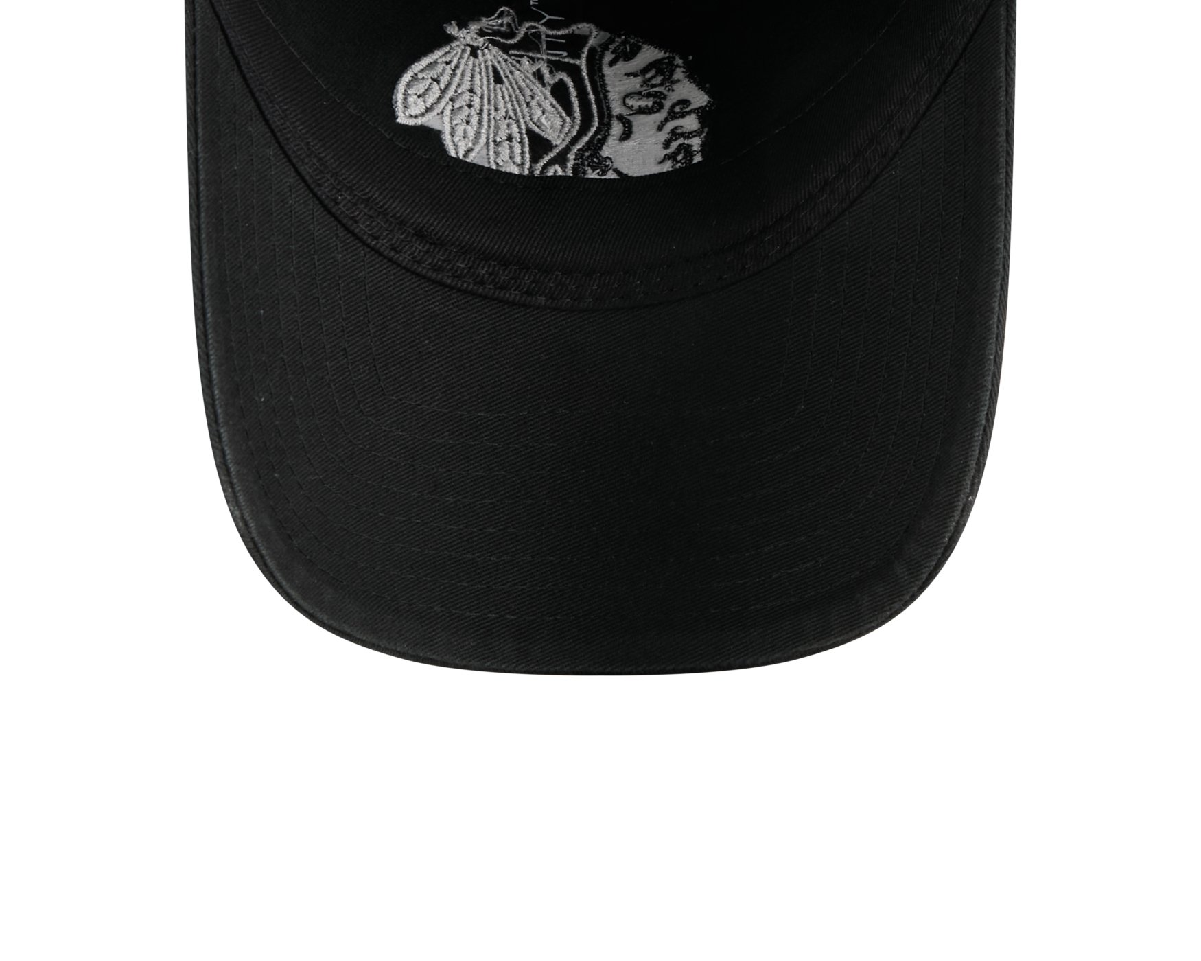 Bone New Era 9TWENTY STRAPBACK Chicago Blackhawks NHL Preto Preto 6