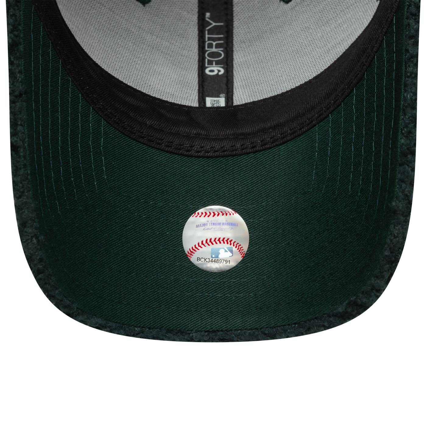 Bone New Era 9FORTY Oakland Athletics MLB Verde Verde 6