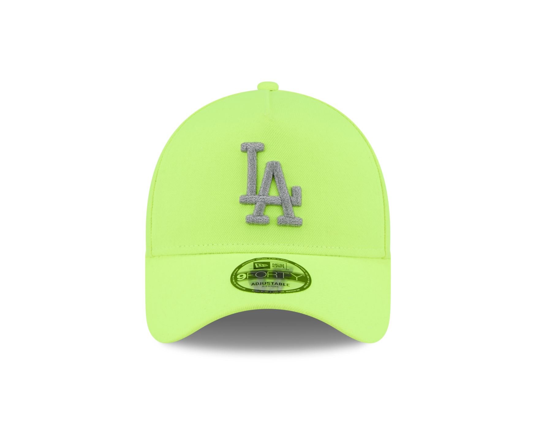 Bone New Era  9FORTY A-Frame Los Angeles Dodgers MLB Bege Verde 2