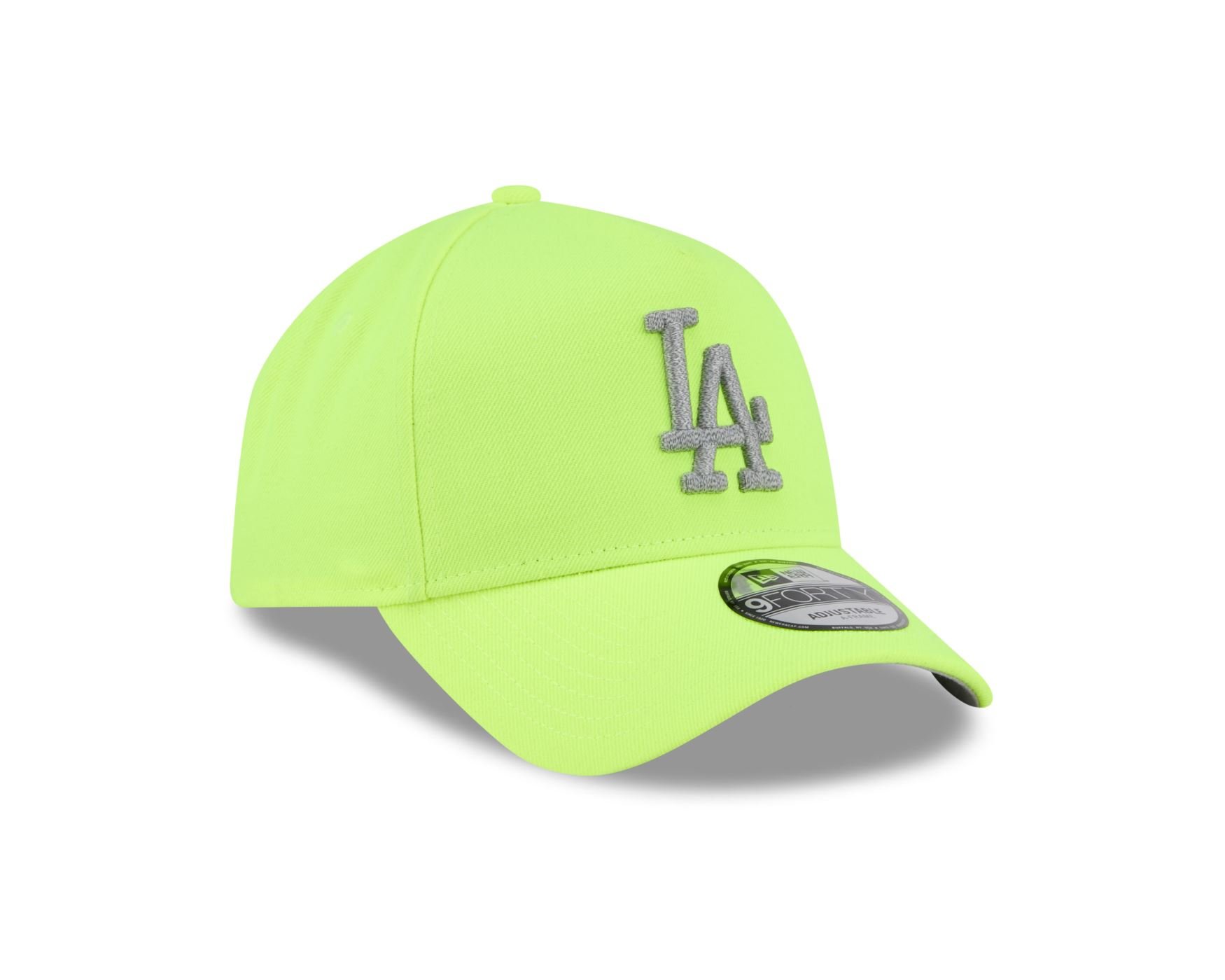 Bone New Era  9FORTY A-Frame Los Angeles Dodgers MLB Bege Verde 3