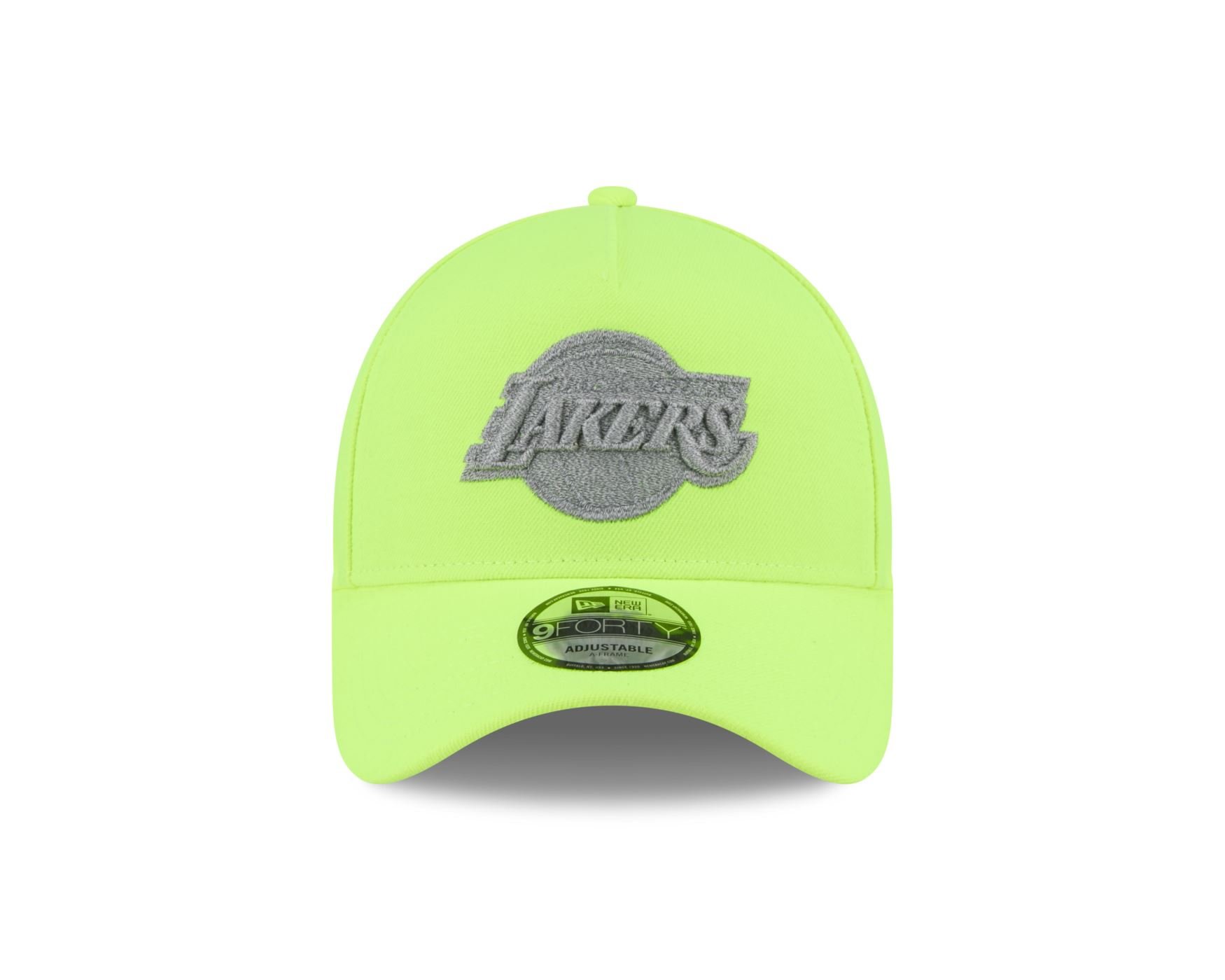 Bone New Era  9FORTY A-Frame Los Angeles Lakers NBA Bege Verde 2