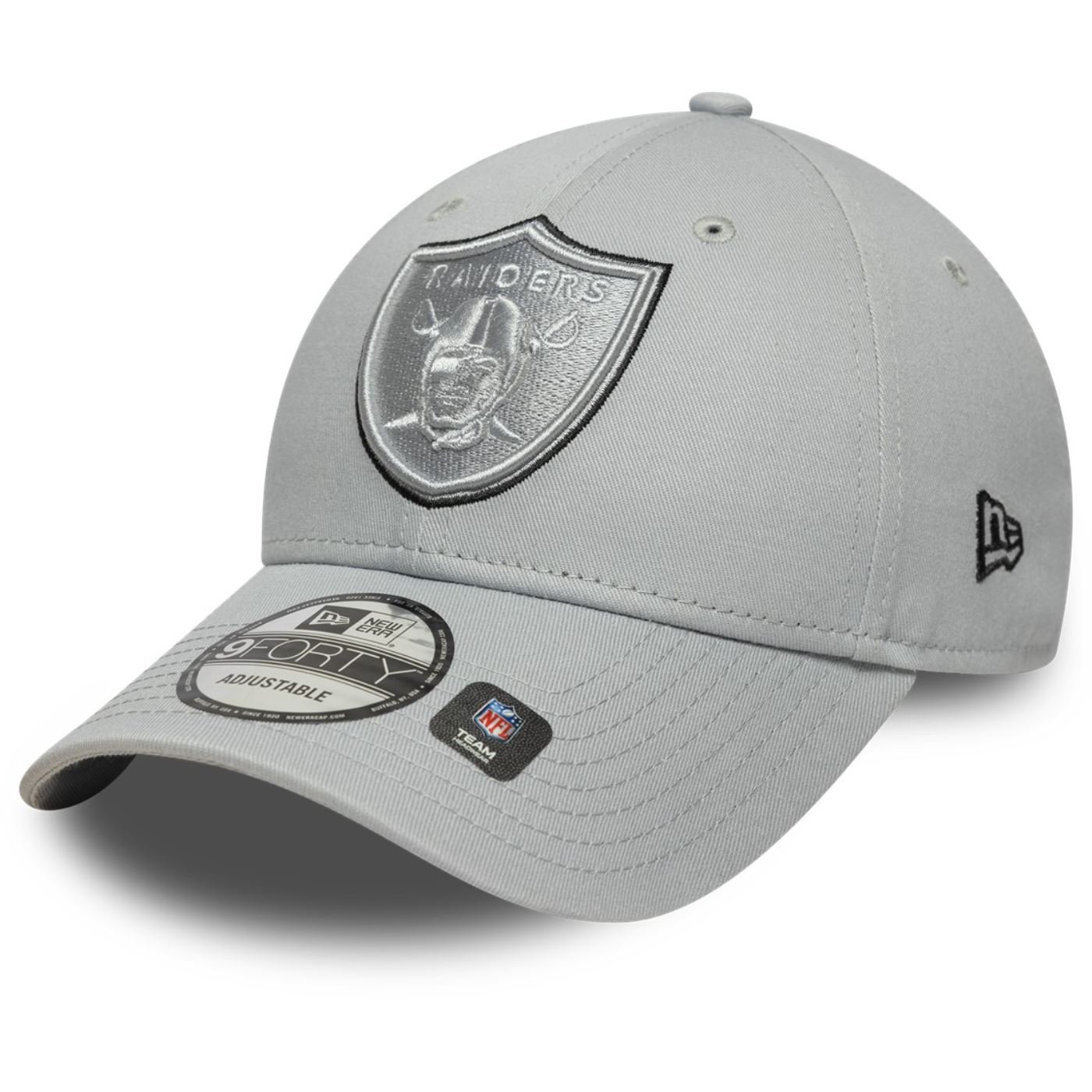 Bone New Era  9FORTY Las Vegas Raiders NFL Cinza