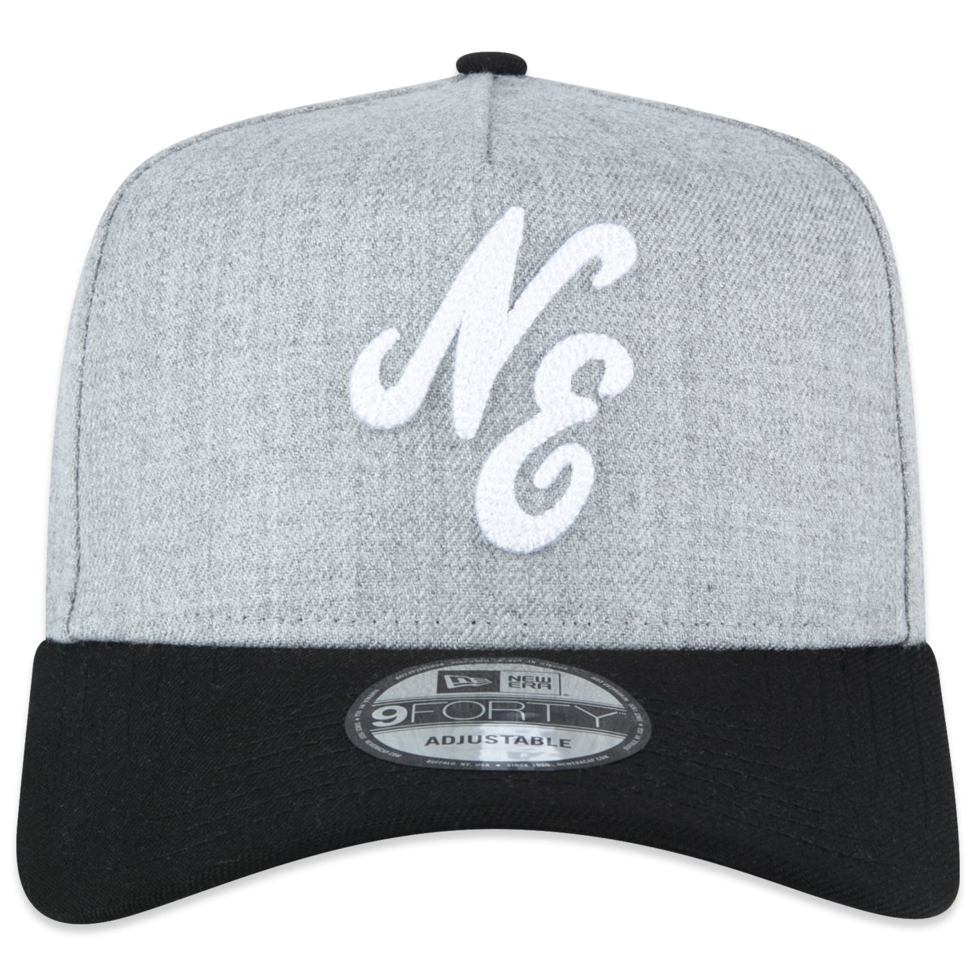 Bone New Era 9FORTY A-Frame Branded Cinza Cinza 2