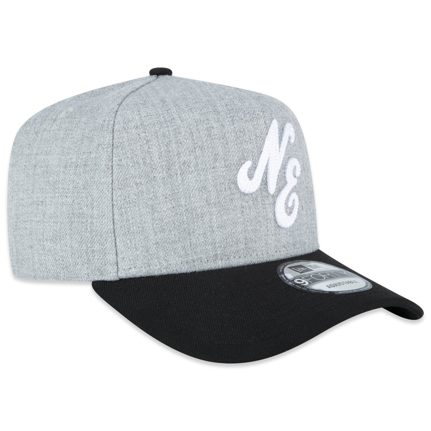 Bone New Era 9FORTY A-Frame Branded Cinza Cinza 3