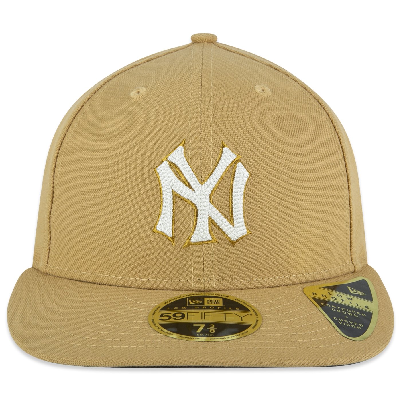 Bone New Era  59FIFTY Low Profile  New York Yankees MLB Kaki Kaki 3