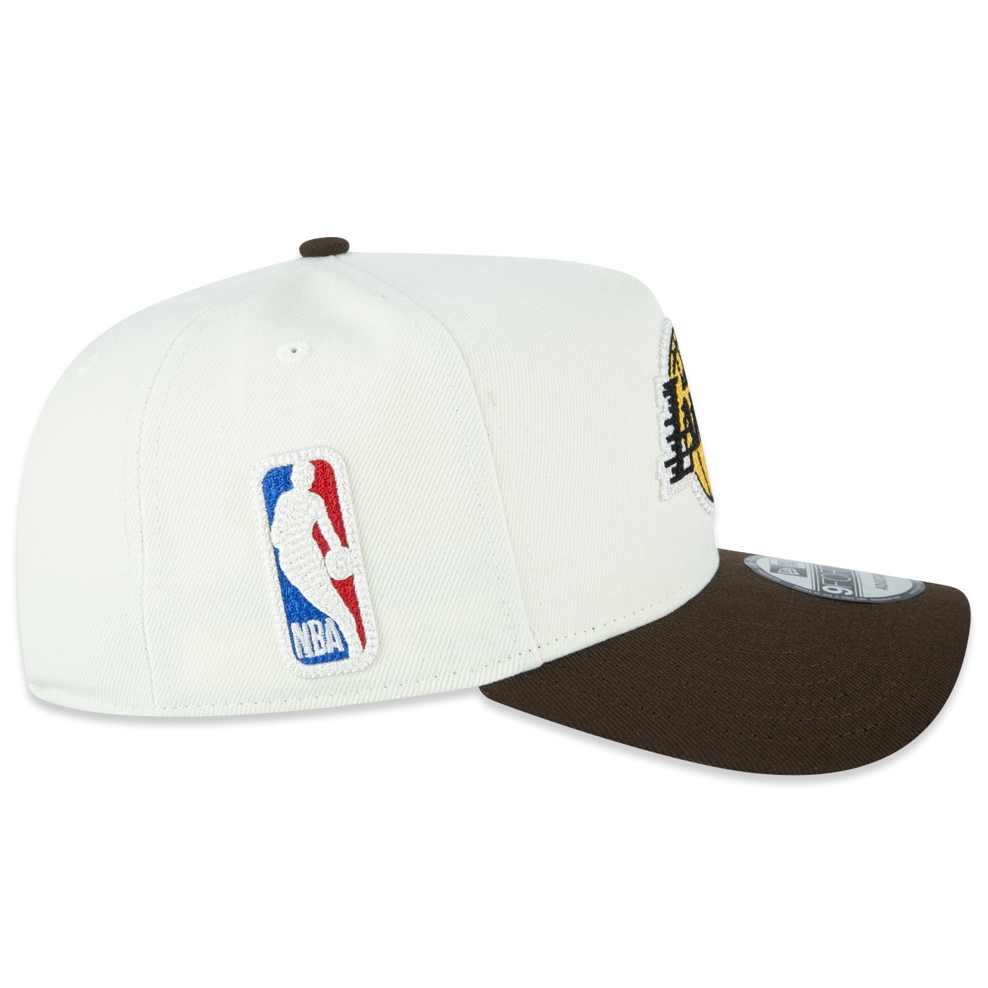 Bone New Era 9FORTY A-Frame Los Angeles Lakers NBA Off White Off White 5