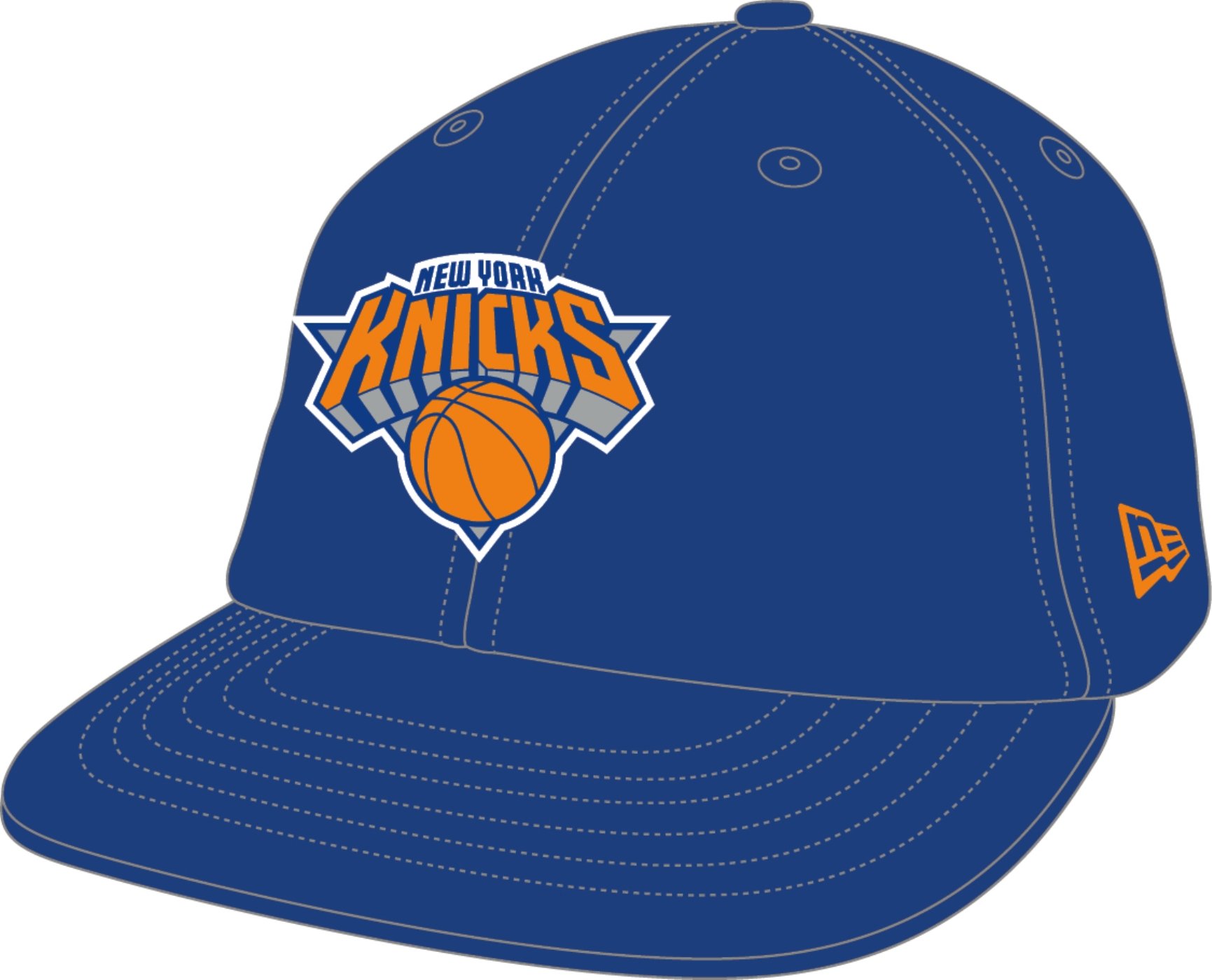 Bone New Era  19TWENTY  New York Knicks NBA Azul