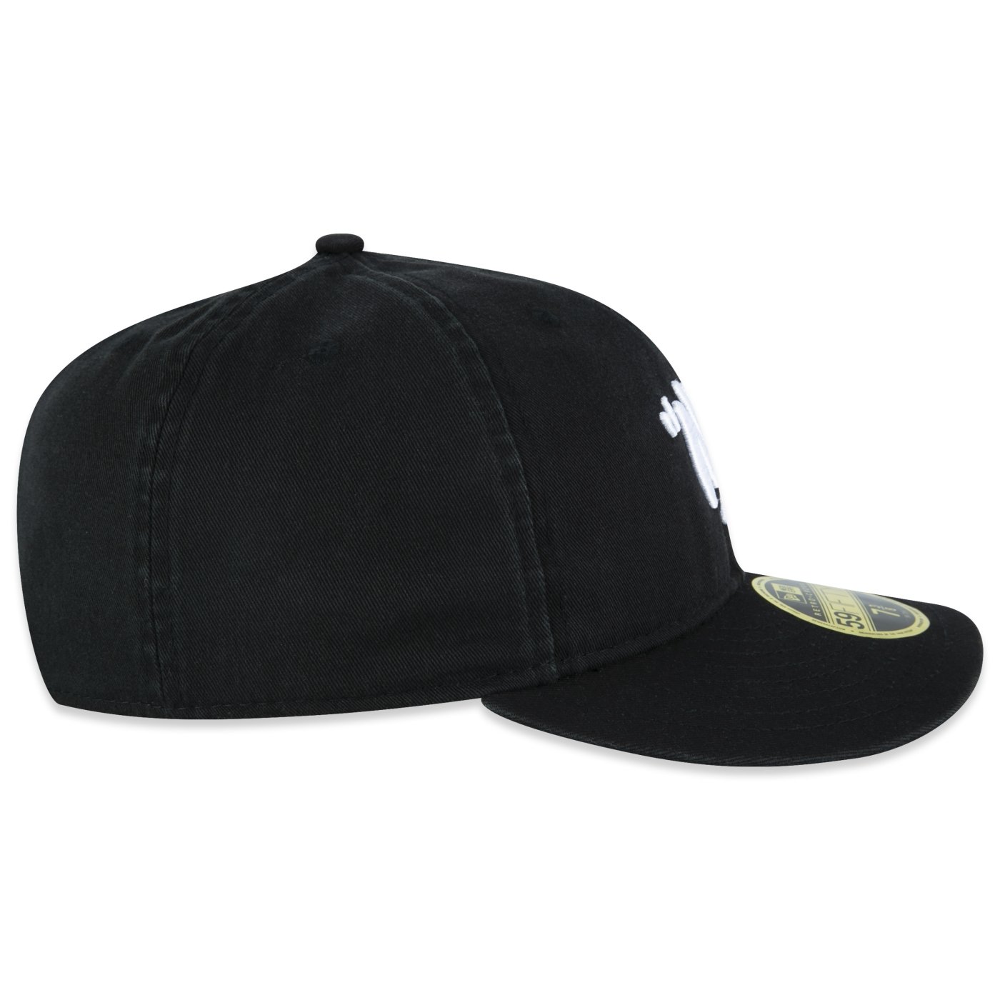 Bone New Era  59FIFTY Retro Crown  Branded Preto Preto 5