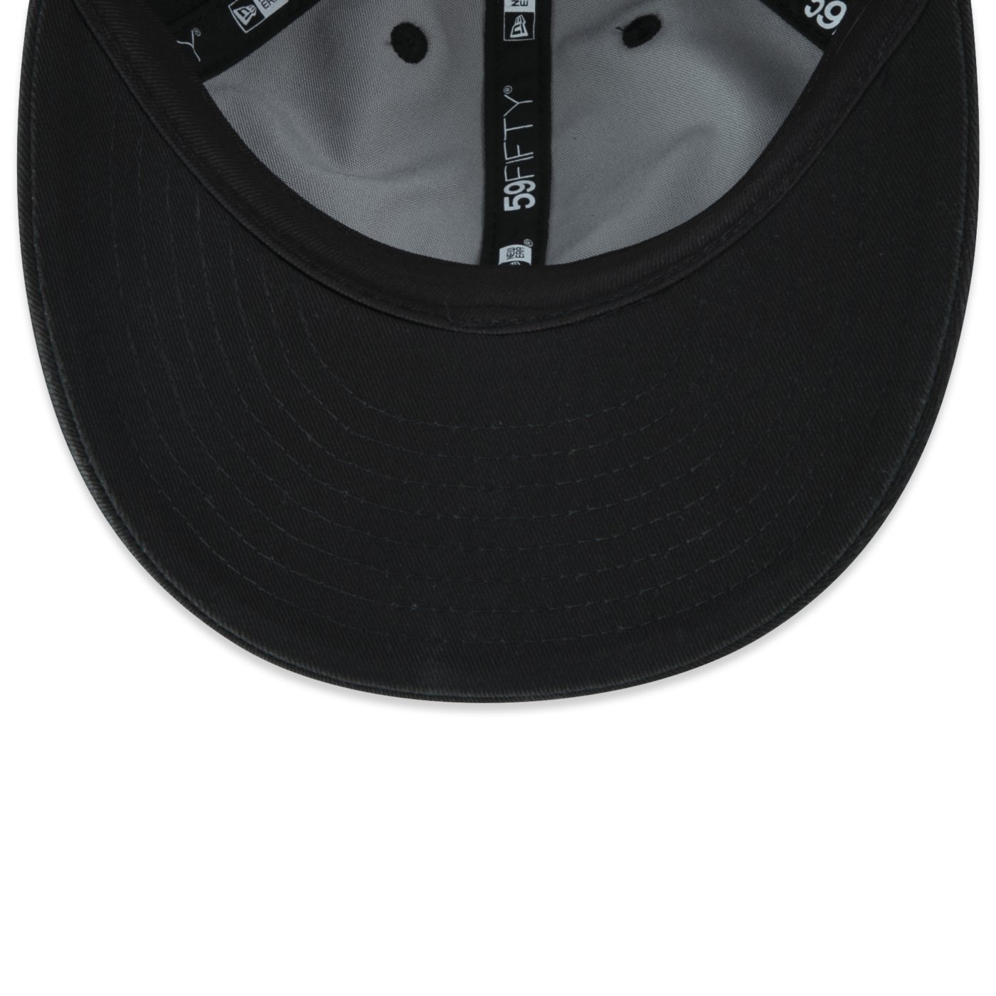 Bone New Era  59FIFTY Retro Crown  Branded Preto Preto 7