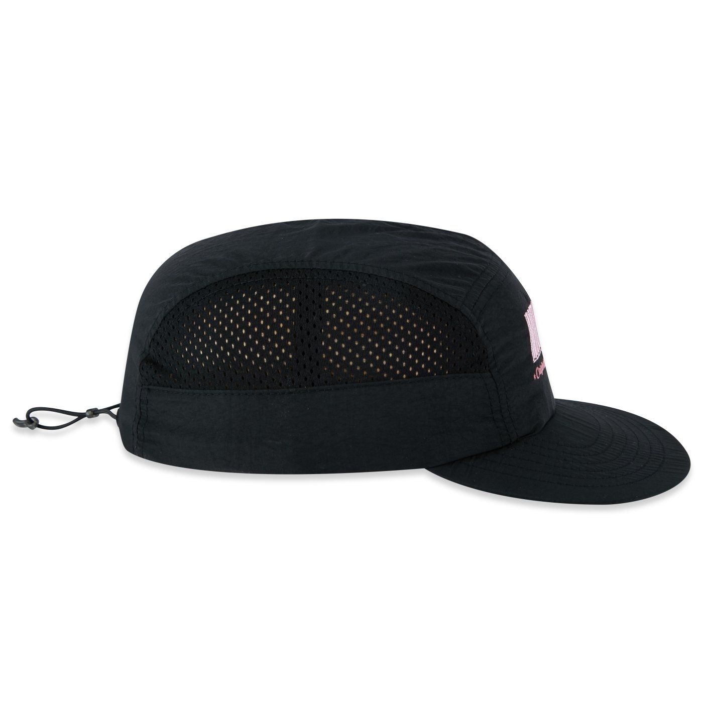 Bone New Era Camper Strapback Branded Preto Preto 5