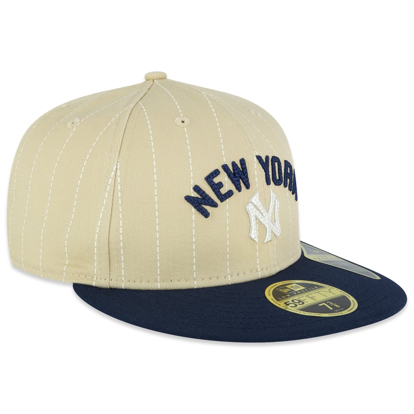 Bone New Era  59FIFTY Low Profile  New York Yankees MLB Bege Bege 2