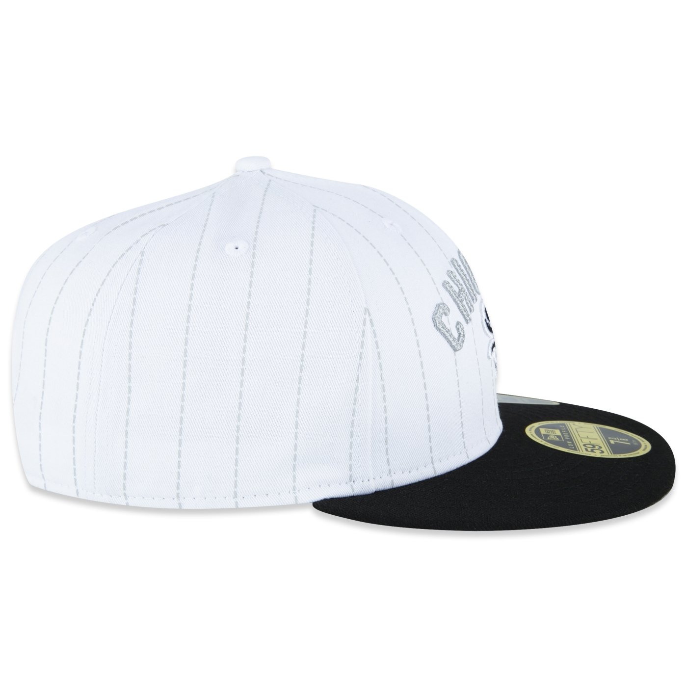 Bone New Era 59FIFTY Low Profile Chicago White Sox MLB Branco Branco 5