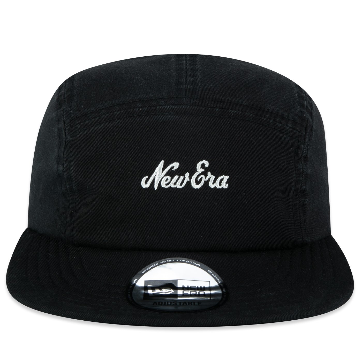 Bone New Era Camper Branded Preto Preto 2