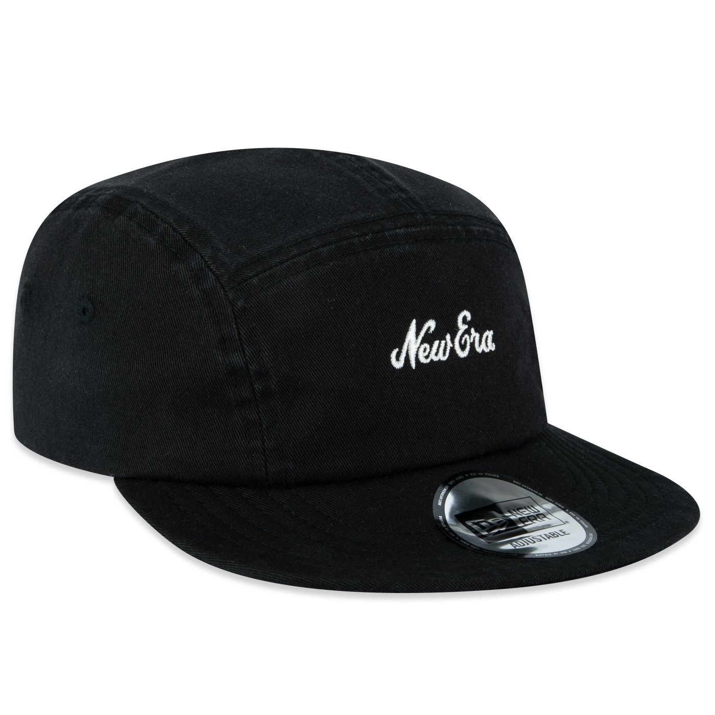 Bone New Era Camper Branded Preto Preto 3
