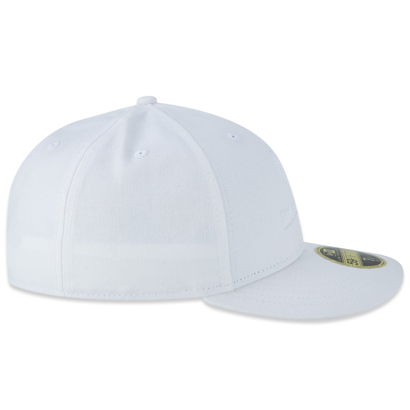 Bone New Era  59FIFTY Low Profile Branded Branco Branco 5