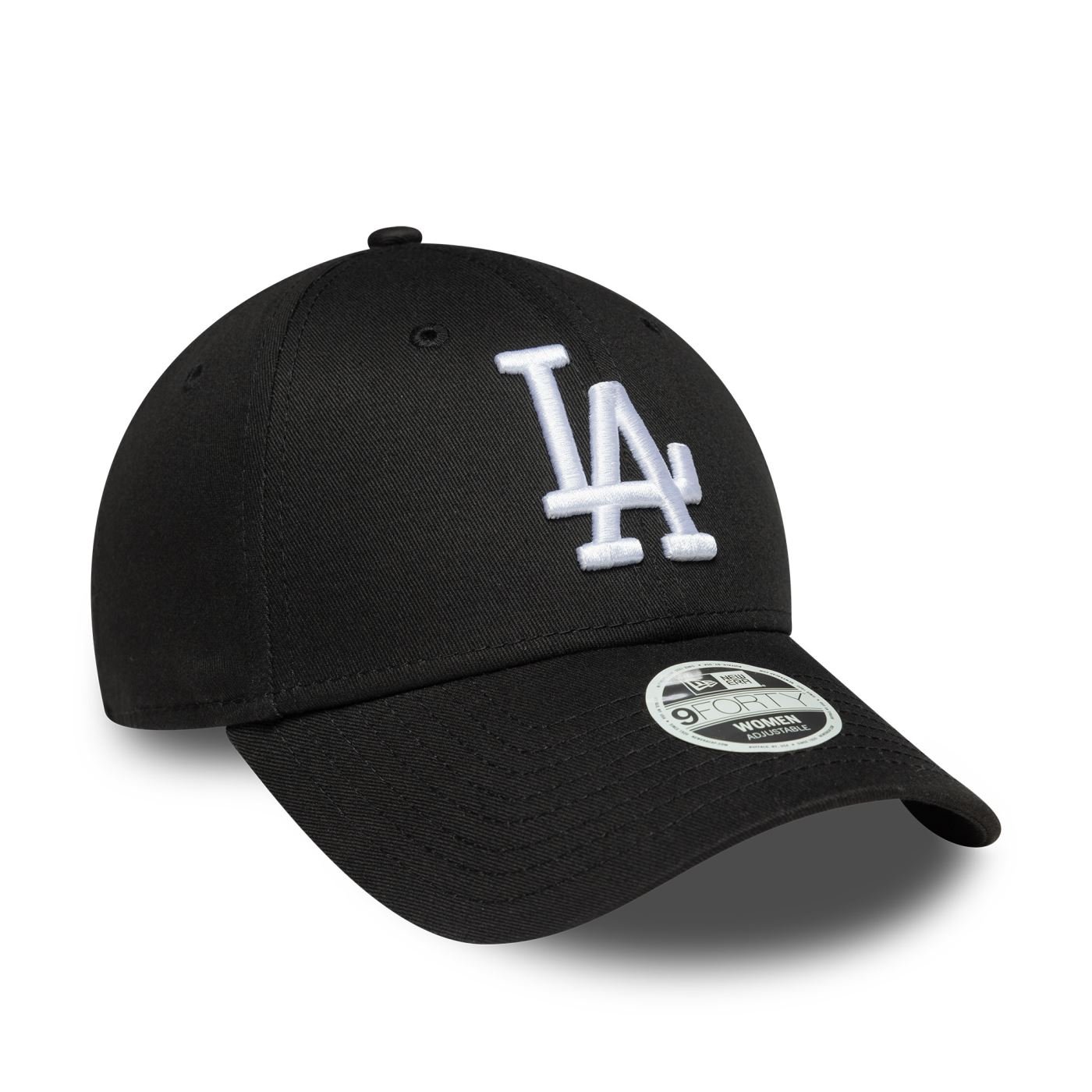 Bone New Era 9FORTY Los Angeles Dodgers MLB Preto Preto 3