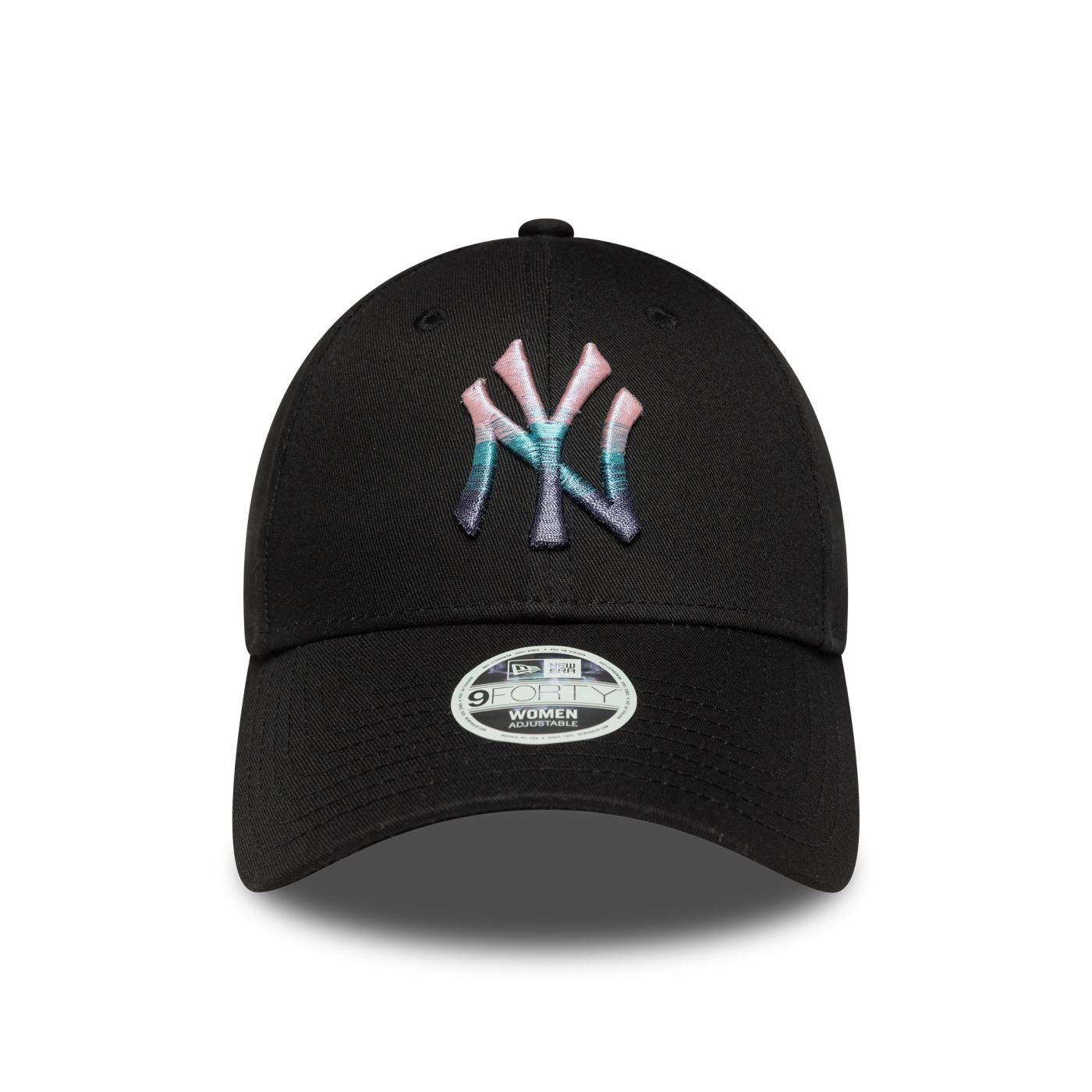 Bone New Era 9FORTY New York Yankees MLB Preto Preto 2
