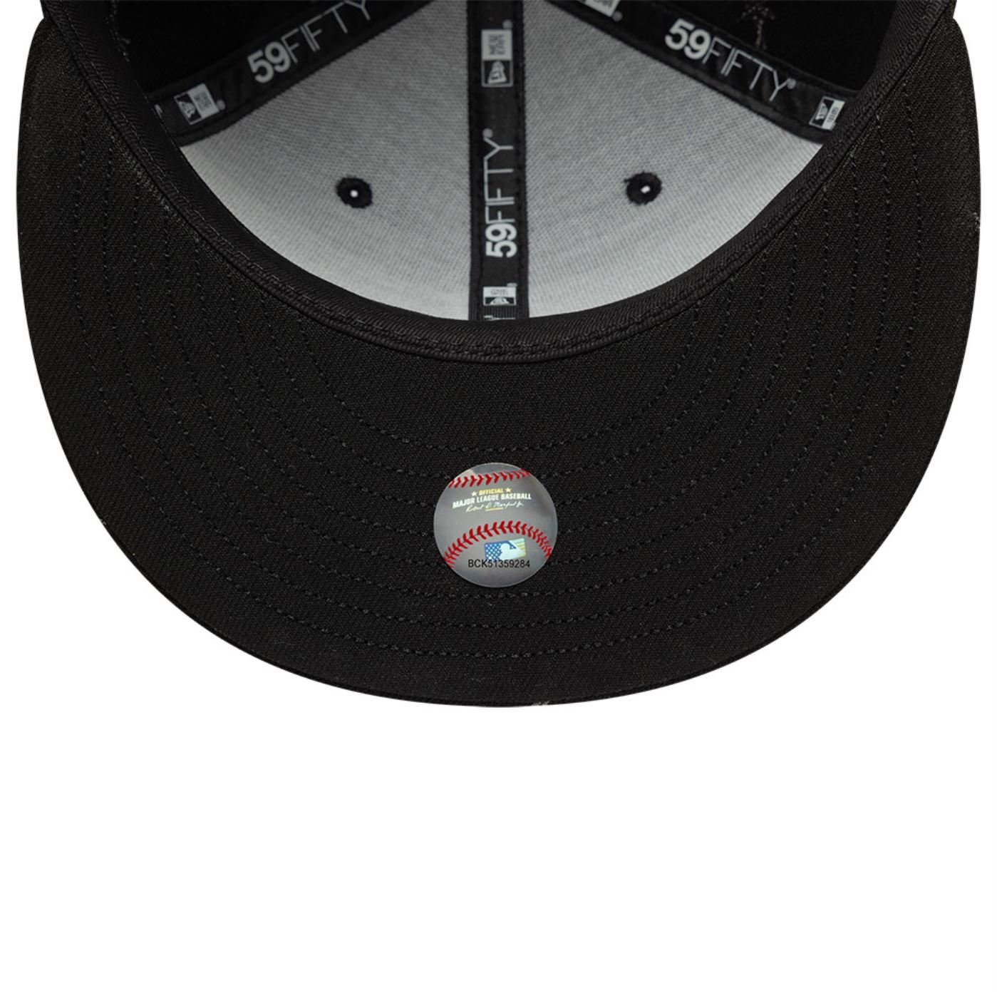 Bone New Era 59FIFTY Detroit Tigers MLB Preto Preto 6